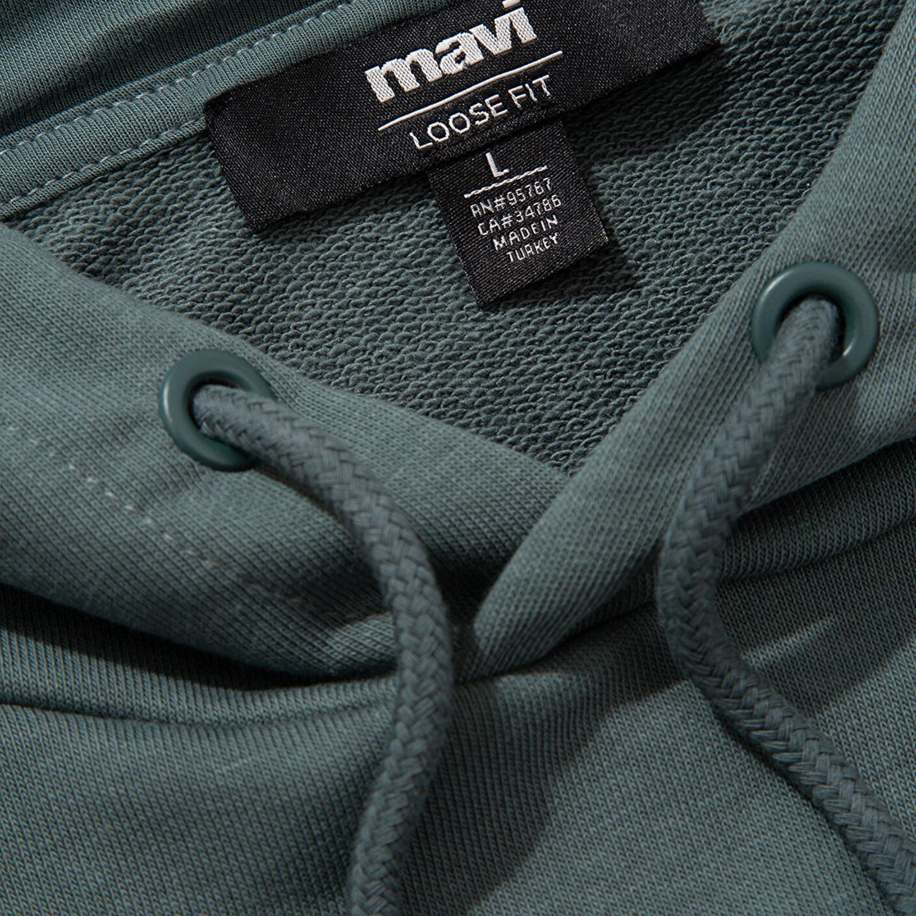 Mavi Mavi Logo Baskılı Yeşil Sweatshirt 0S10210-71577