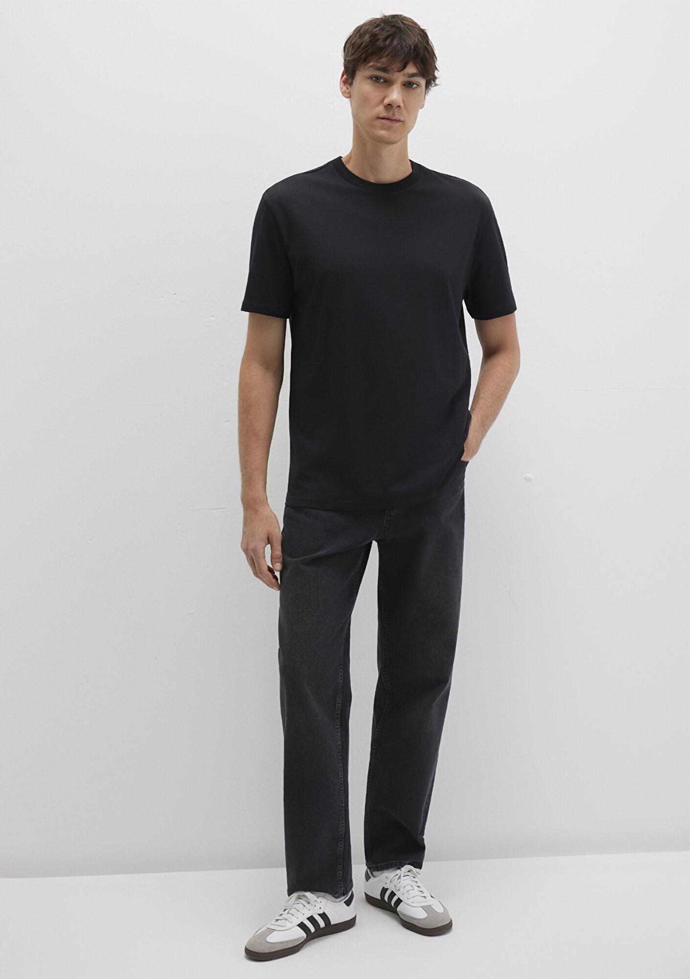 Mavi 3lü Erkek Basic Tişört Loose Fit / Bol Rahat Kesim 0612315-900