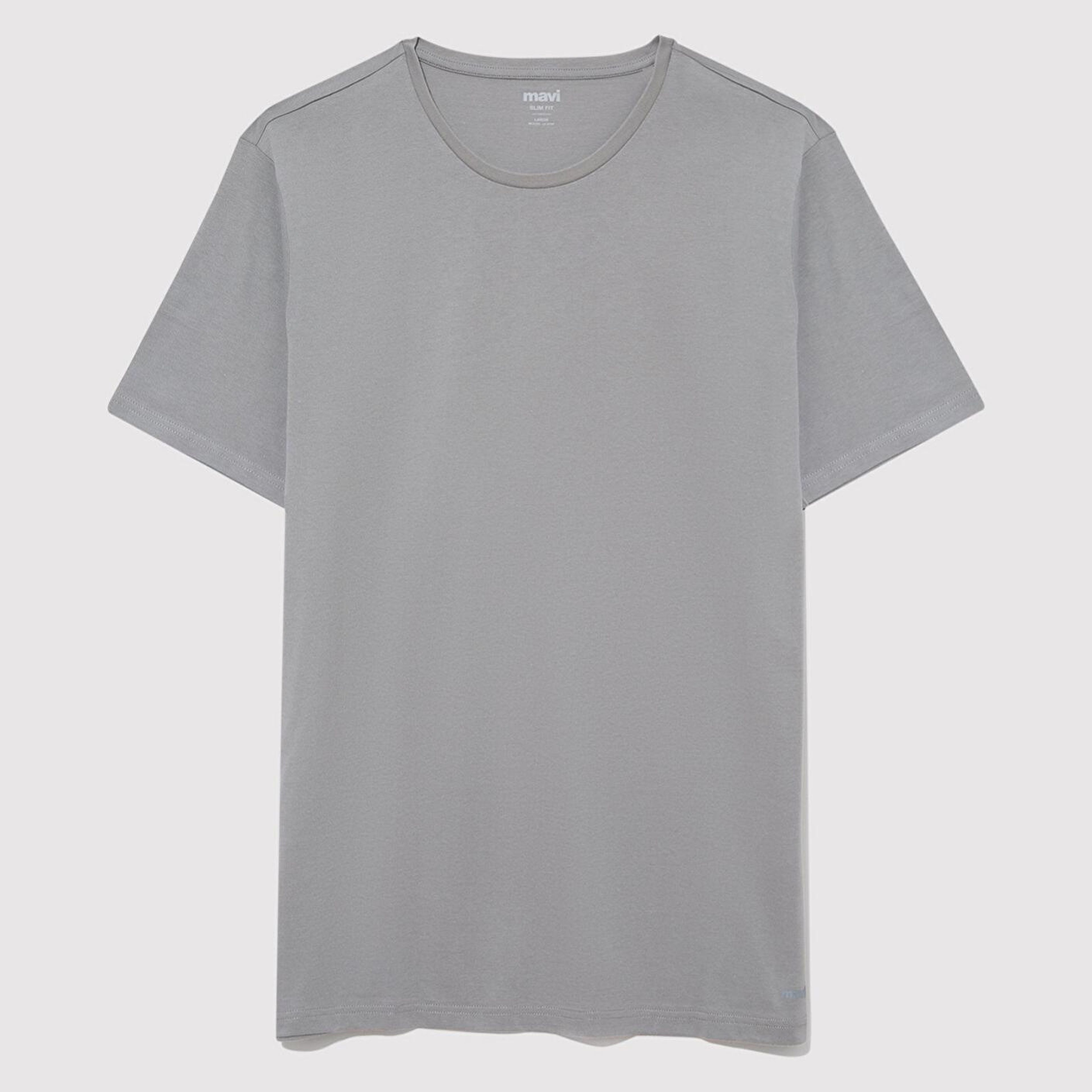 Mavi 3lü Bisiklet Yaka Erkek Basic Tişört Slim Fit / Dar Kesim 0611784-900