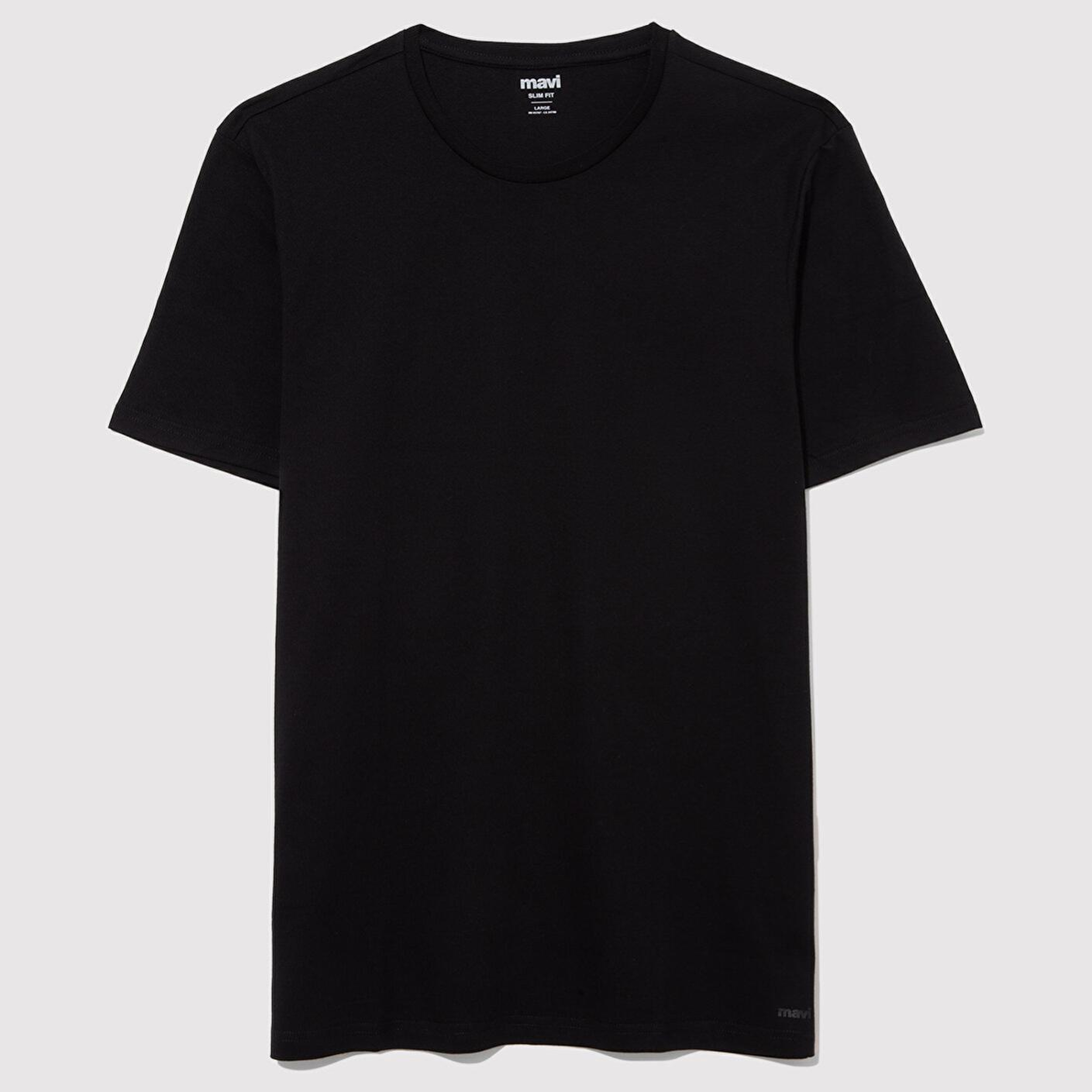 Mavi 3lü Bisiklet Yaka Erkek Basic Tişört Slim Fit / Dar Kesim 0611784-900