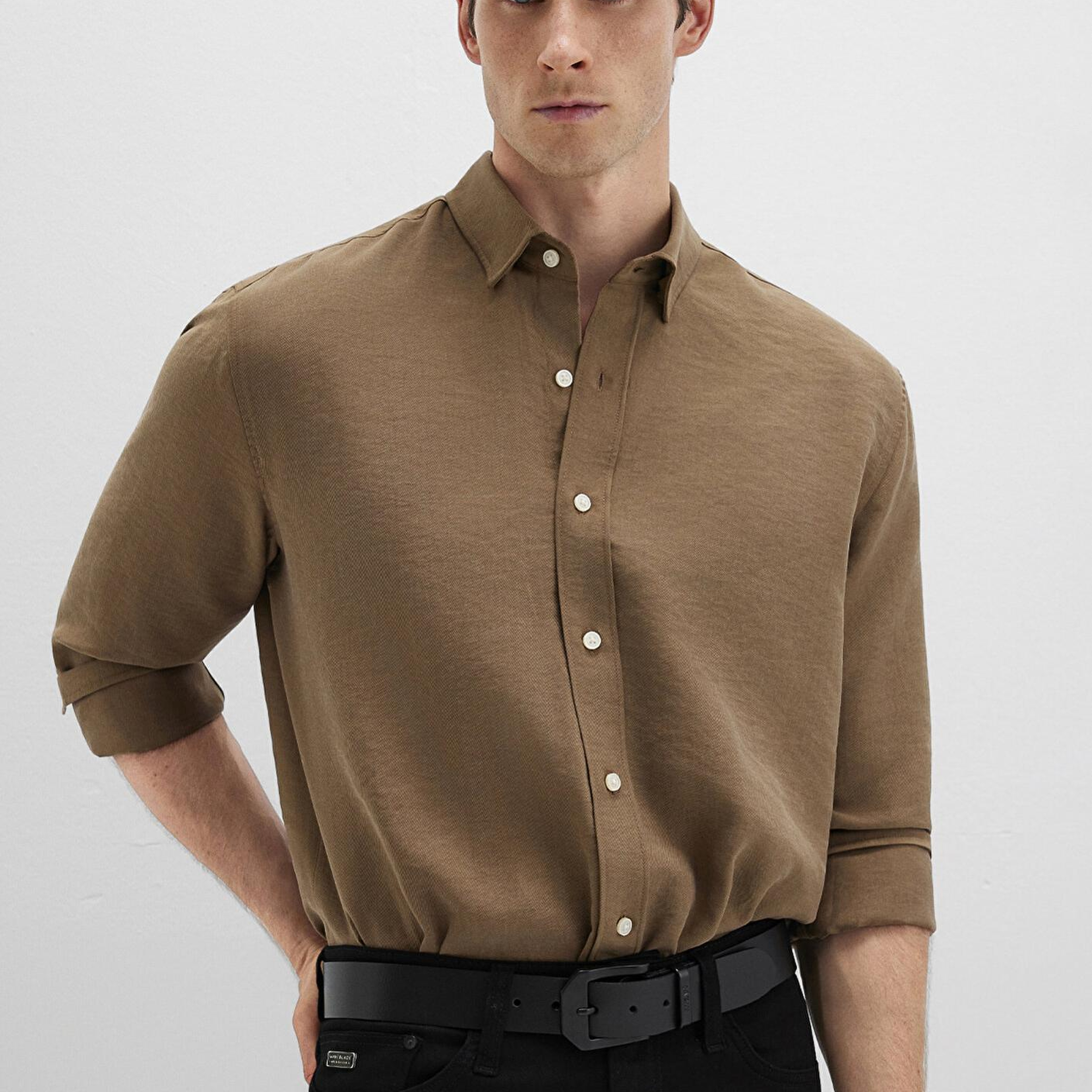 Mavi Siyah Deri Kemer 0911647-900