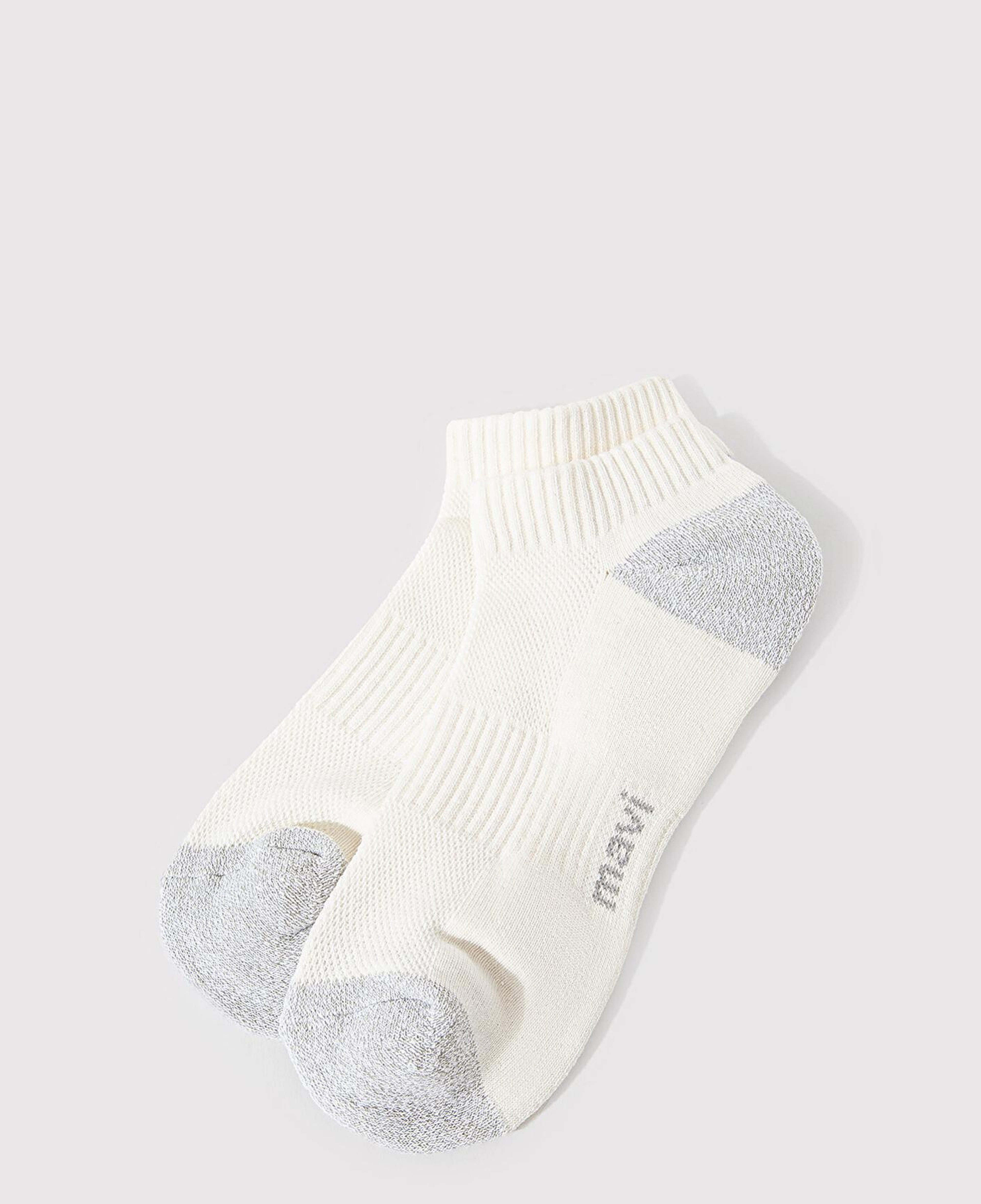 Mavi Ekru Patik Çorap 0911606-620