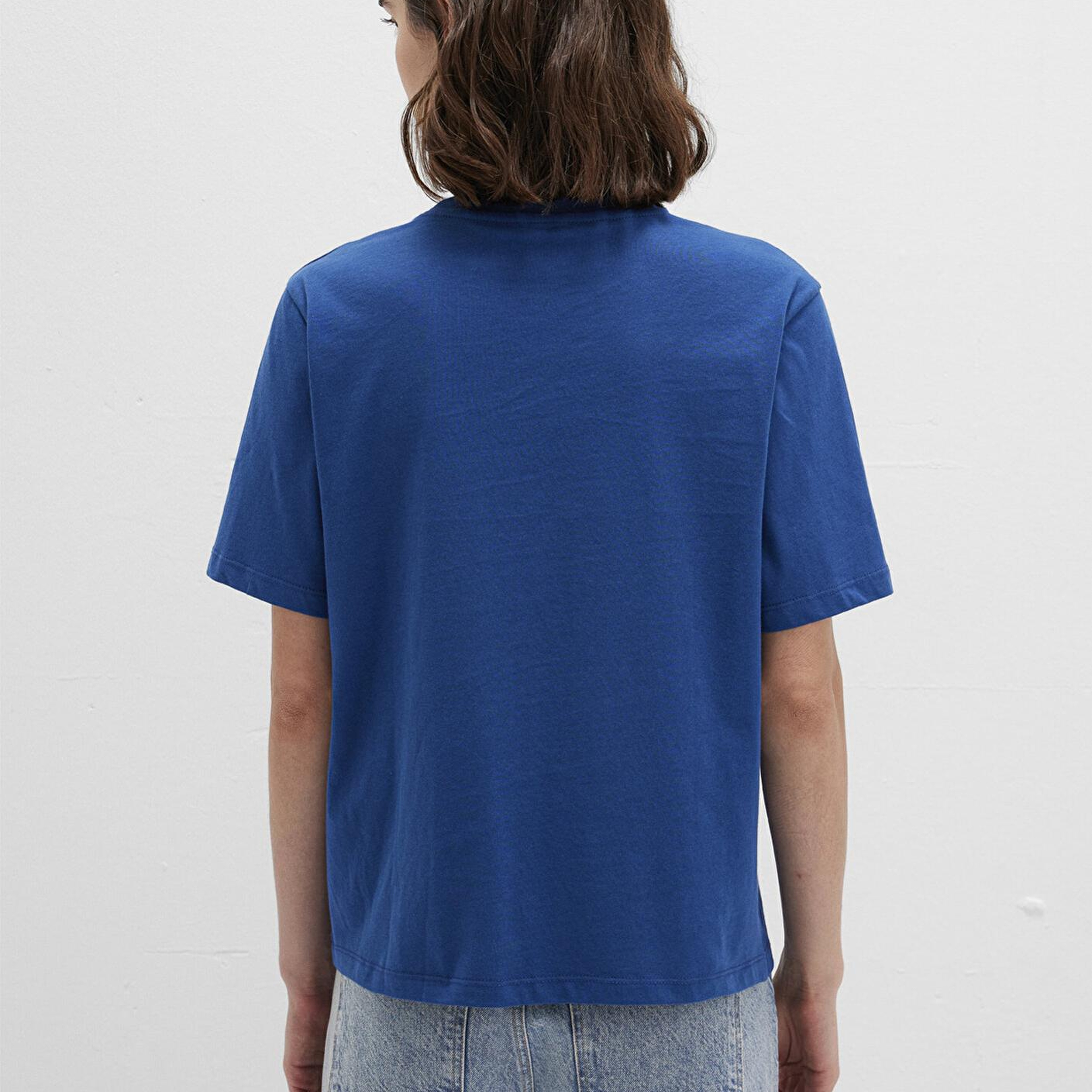 Mavi Mavi Logo Baskılı Lacivert Tişört Regular Fit / Normal Kesim 1611594-82625
