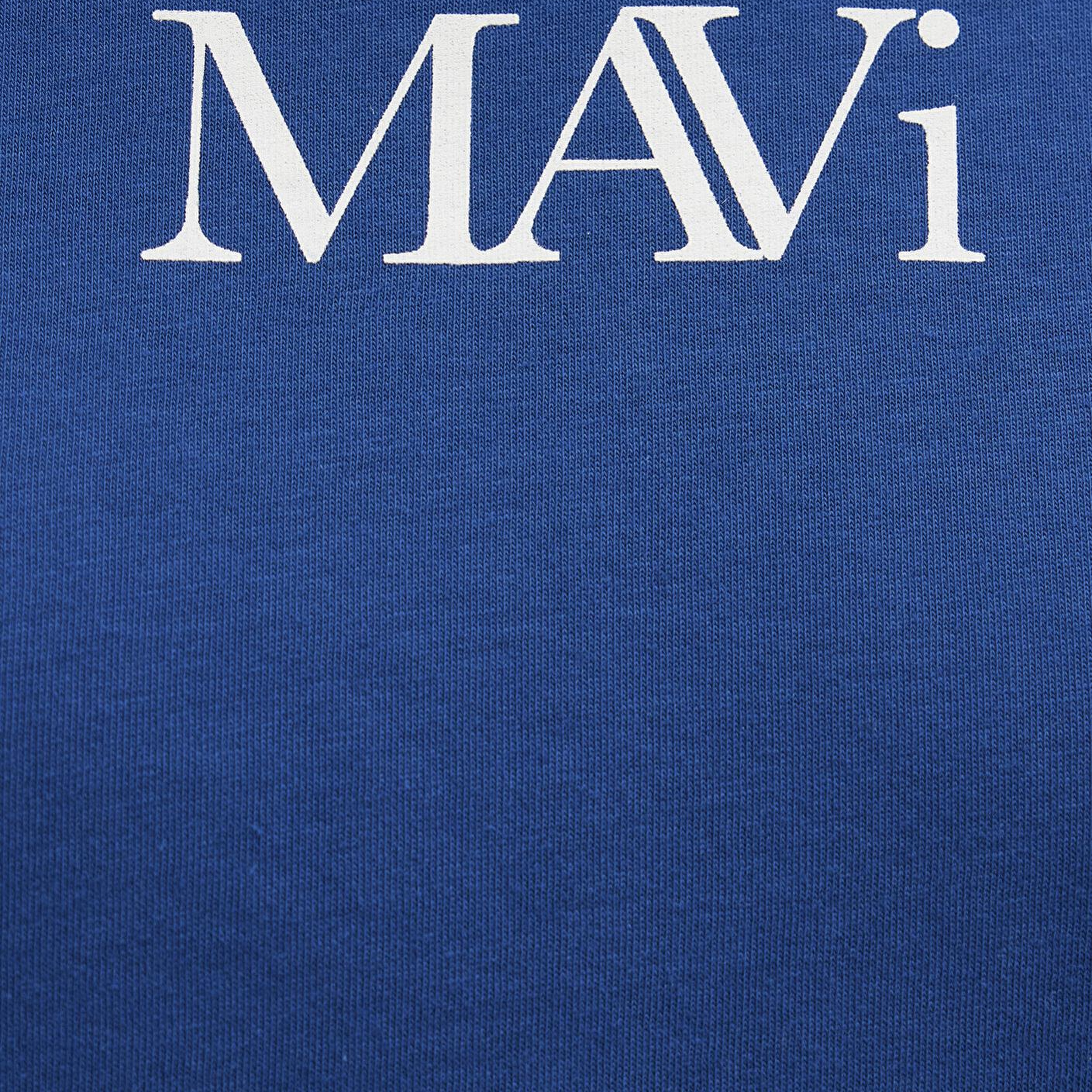 Mavi Mavi Logo Baskılı Lacivert Tişört Regular Fit / Normal Kesim 1611594-82625