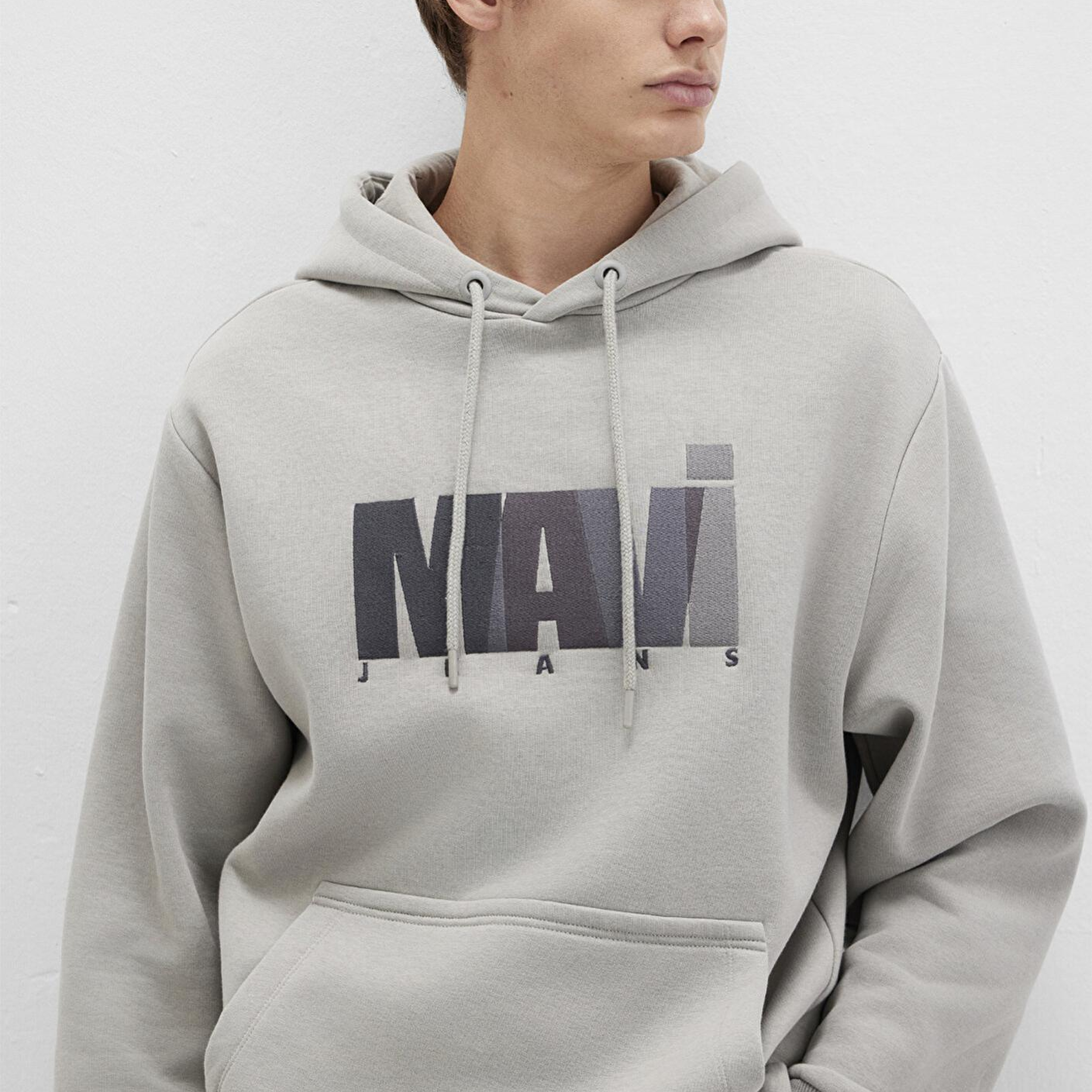 Mavi Mavi Jeans Logo Baskılı Gri Sweatshirt 0S10199-70093