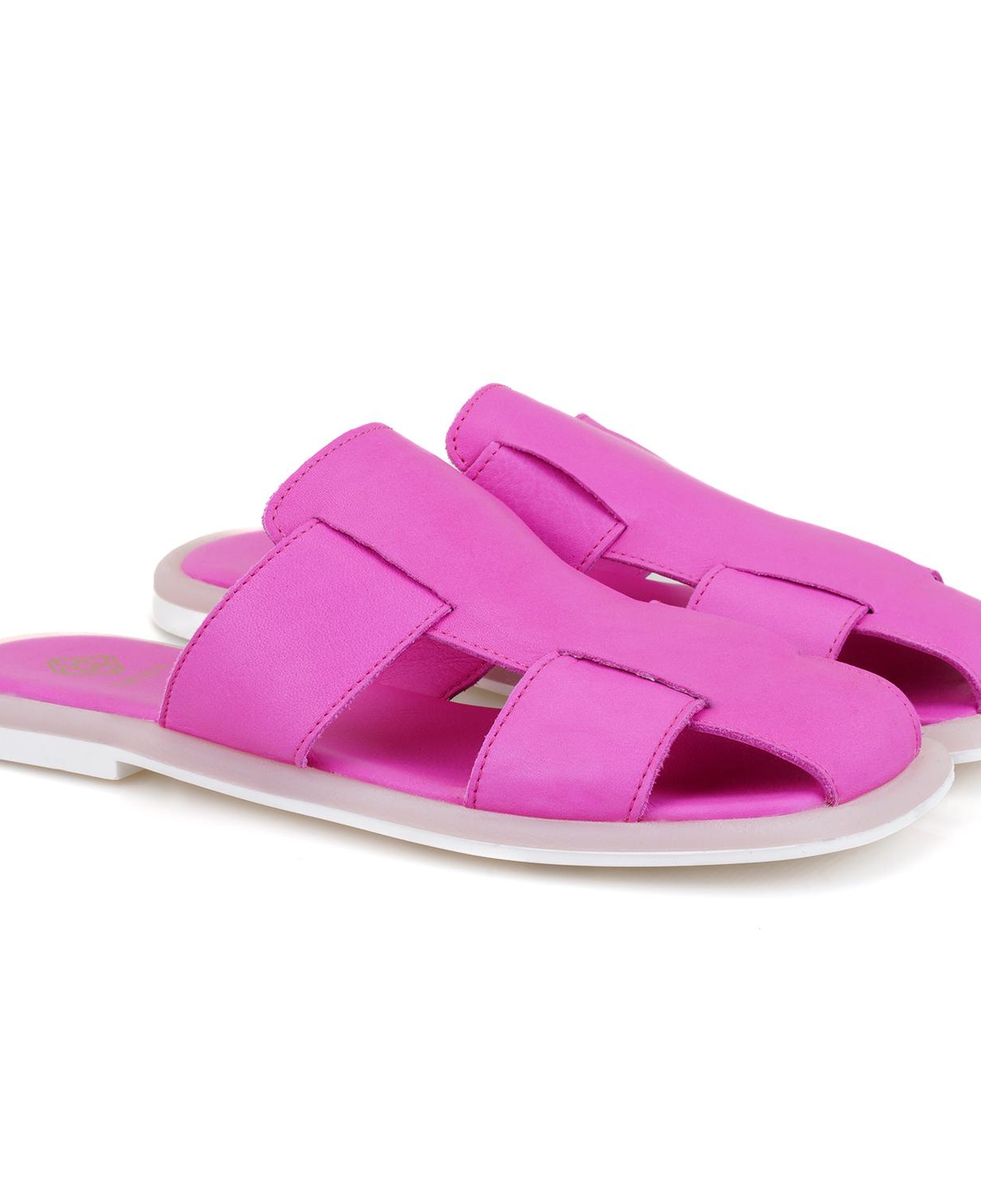 Kadın Pembe Deri Terlik