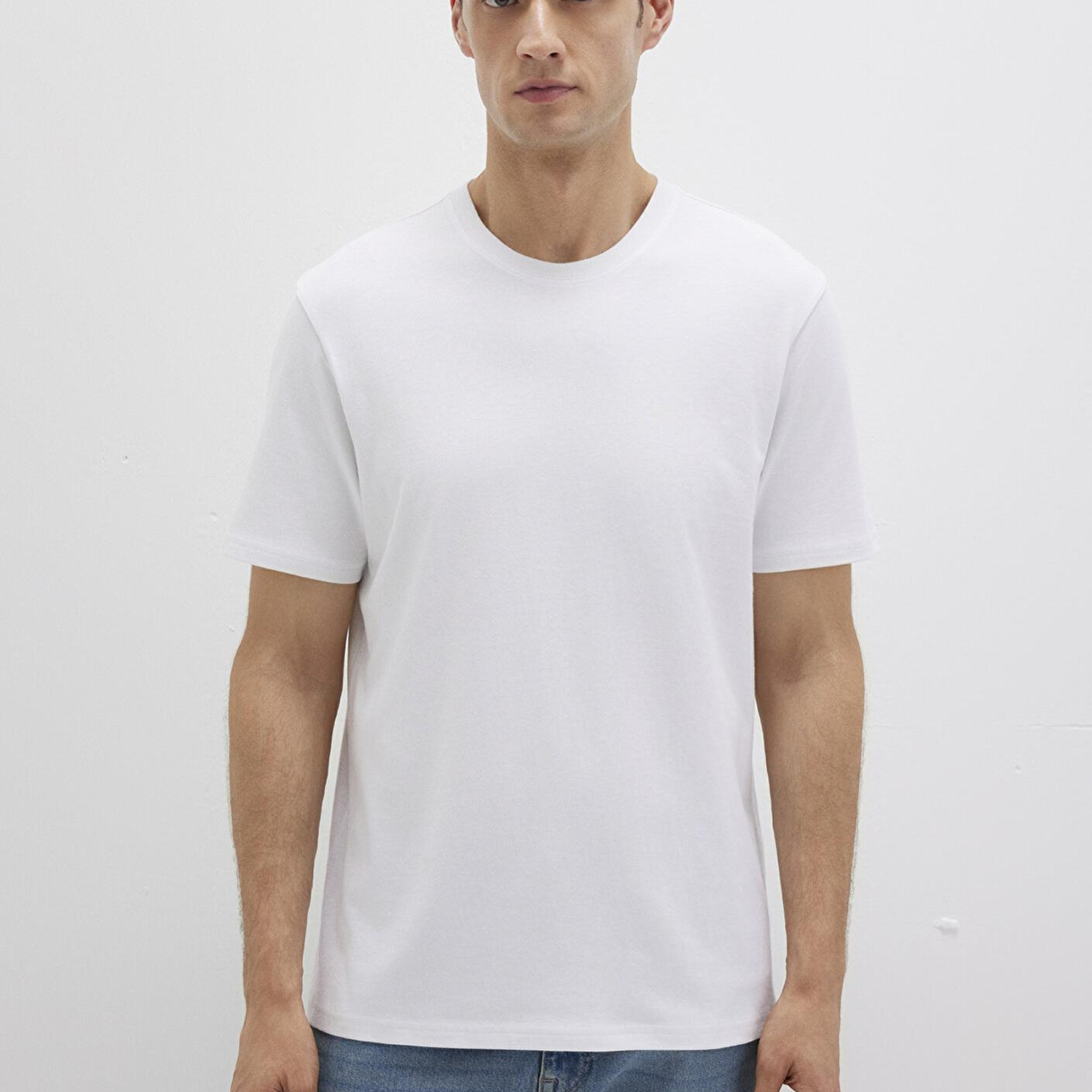 Mavi Organik Pamuk Beyaz Tişört Regular Fit / Normal Kesim 066483-620
