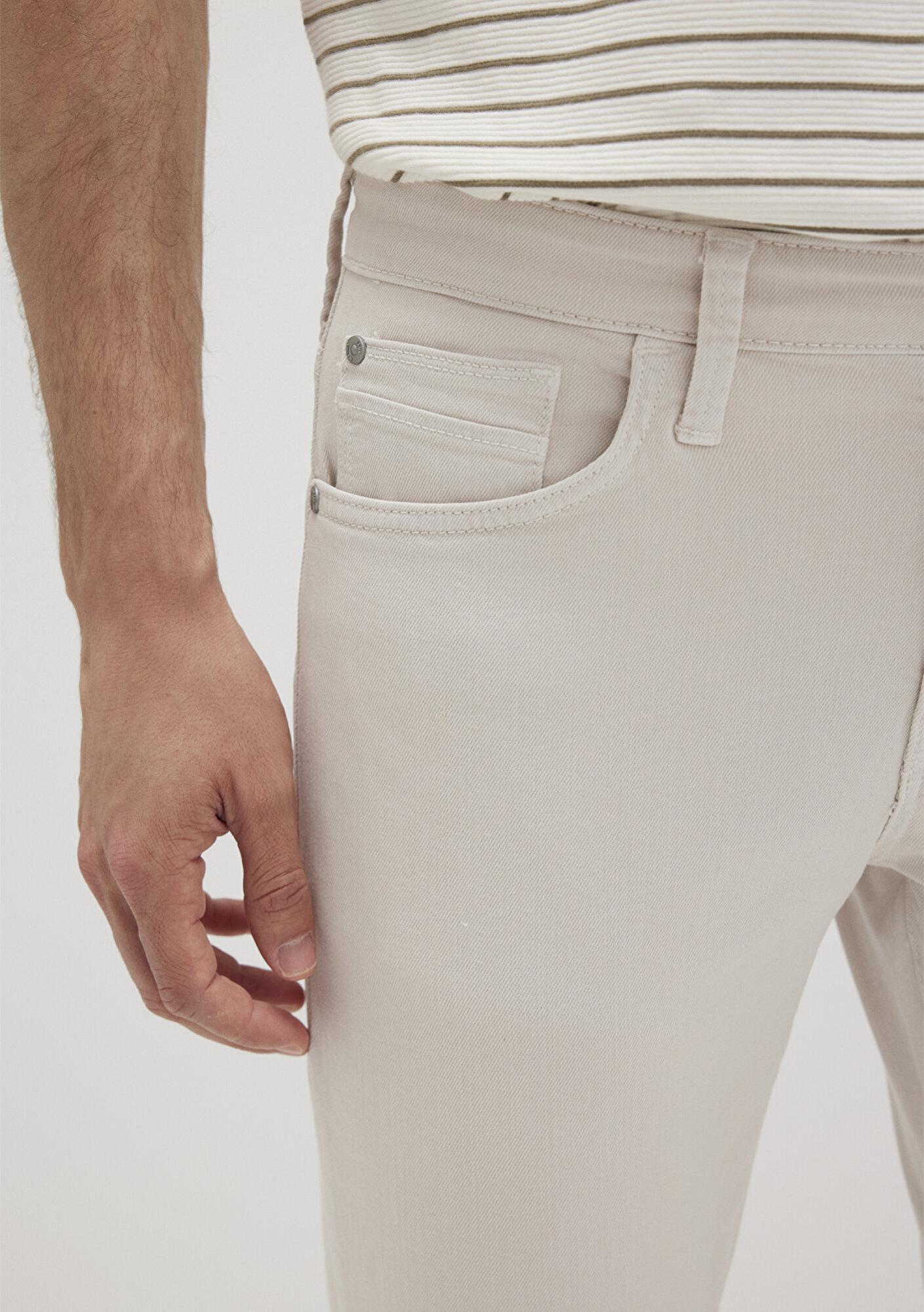 Mavi Jake Ekru Comfort Gabardin Pantolon 0042222763