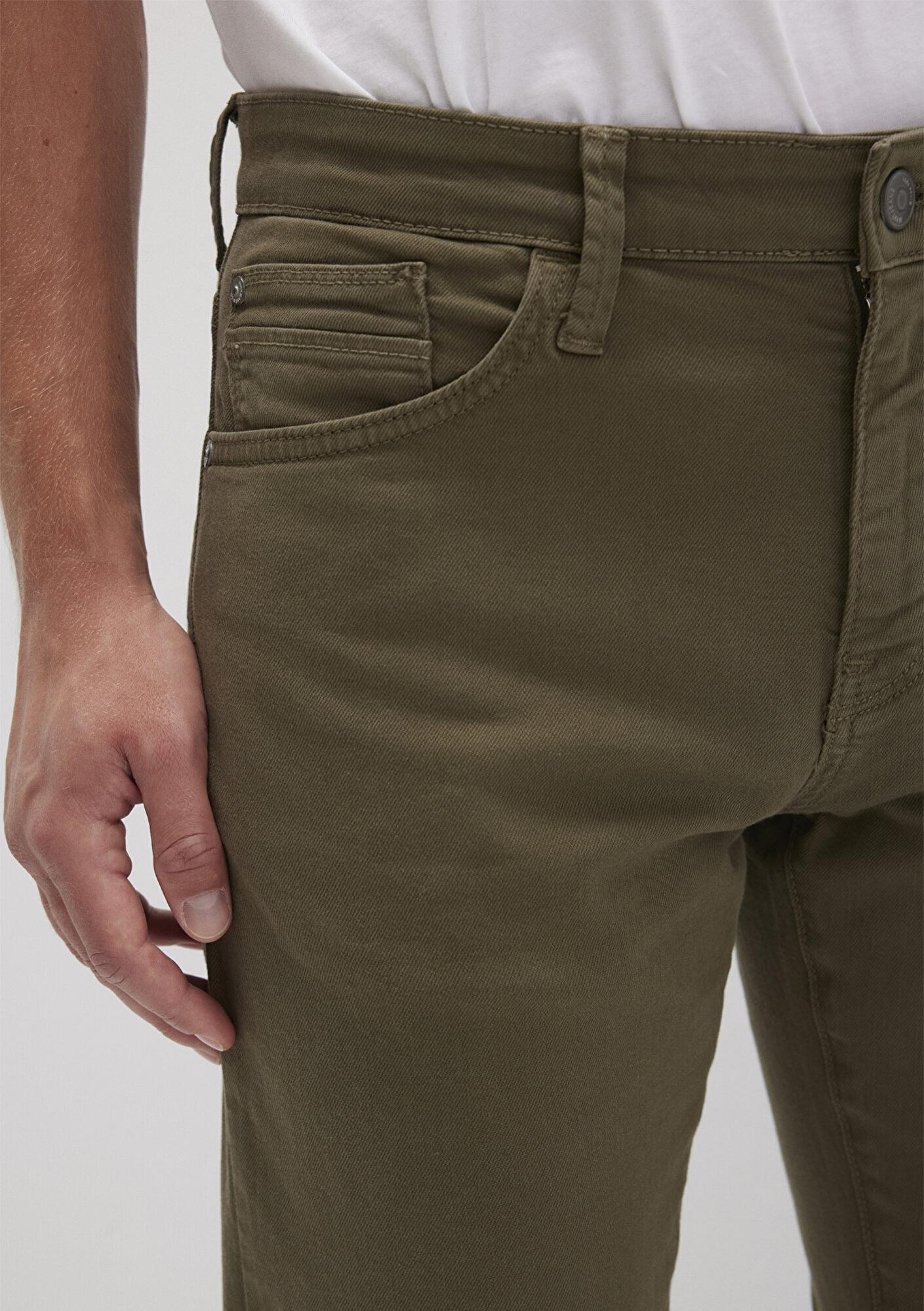 Mavi Martin Zeytin Yeşili Comfort Gabardin Pantolon 0037888046