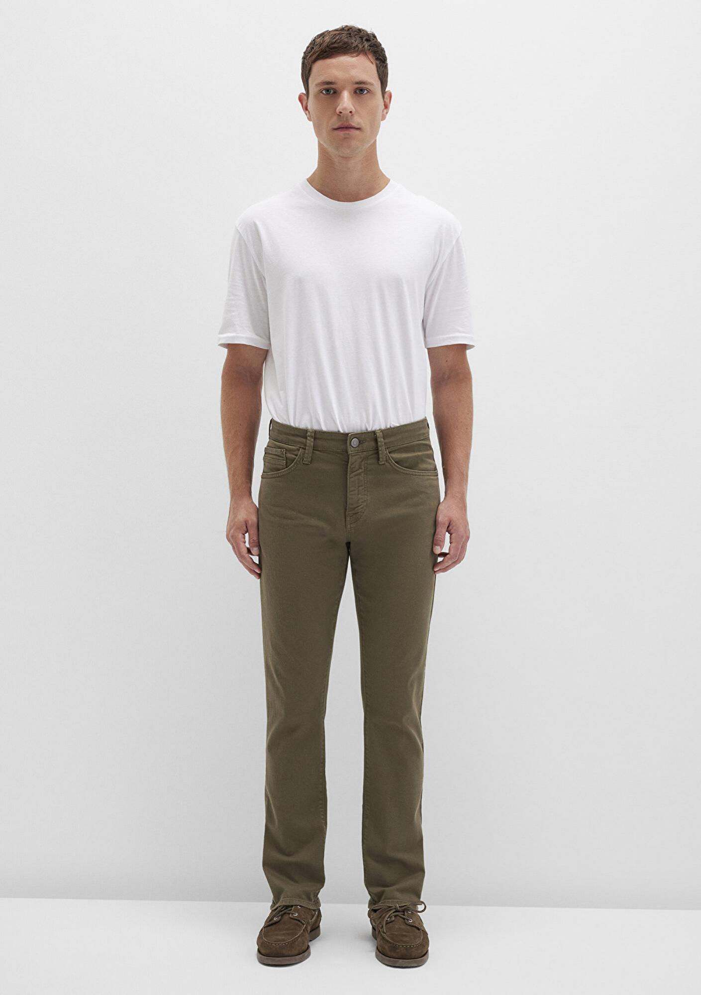 Mavi Martin Zeytin Yeşili Comfort Gabardin Pantolon 0037888046