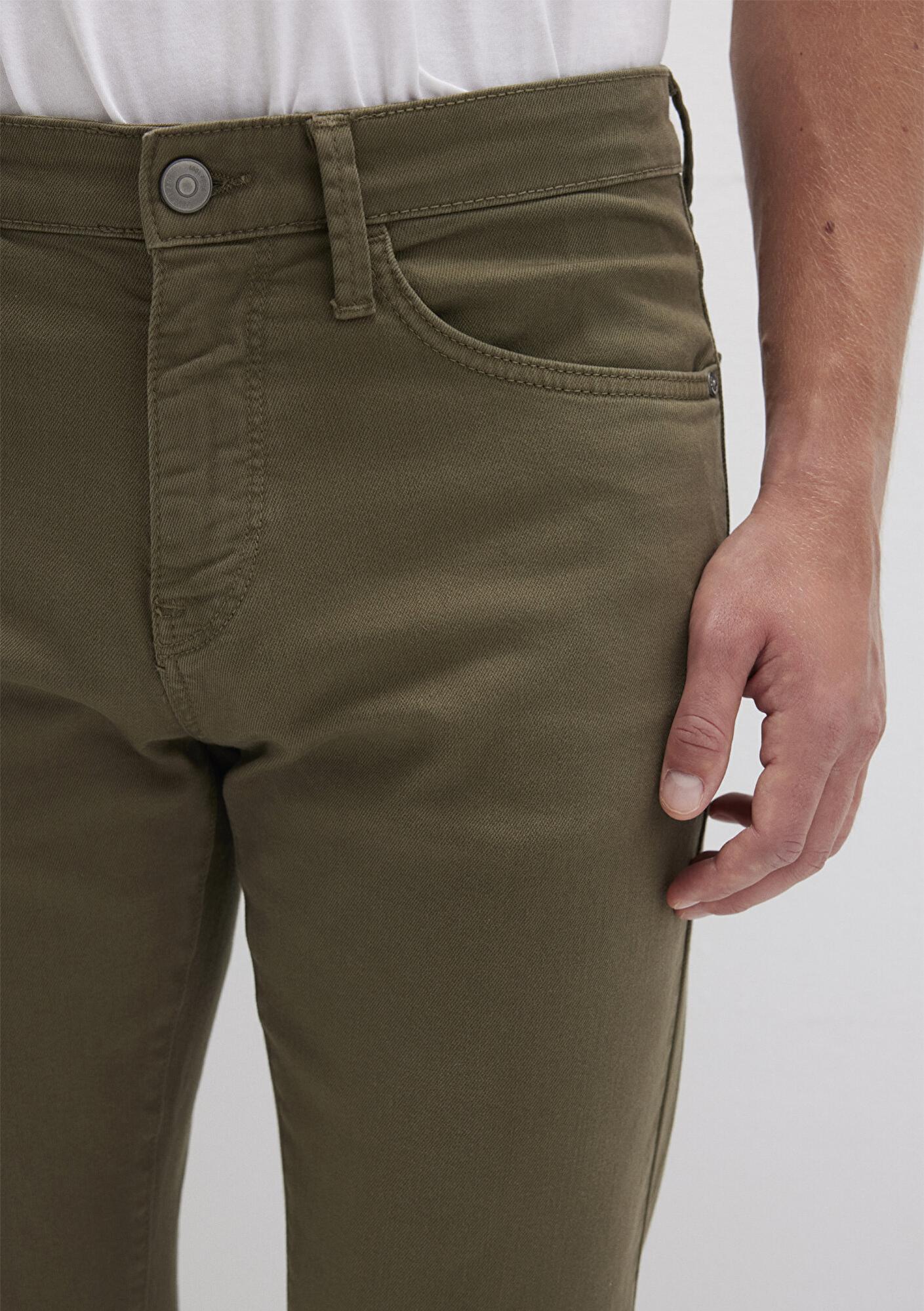 Mavi Martin Zeytin Yeşili Comfort Gabardin Pantolon 0037888046