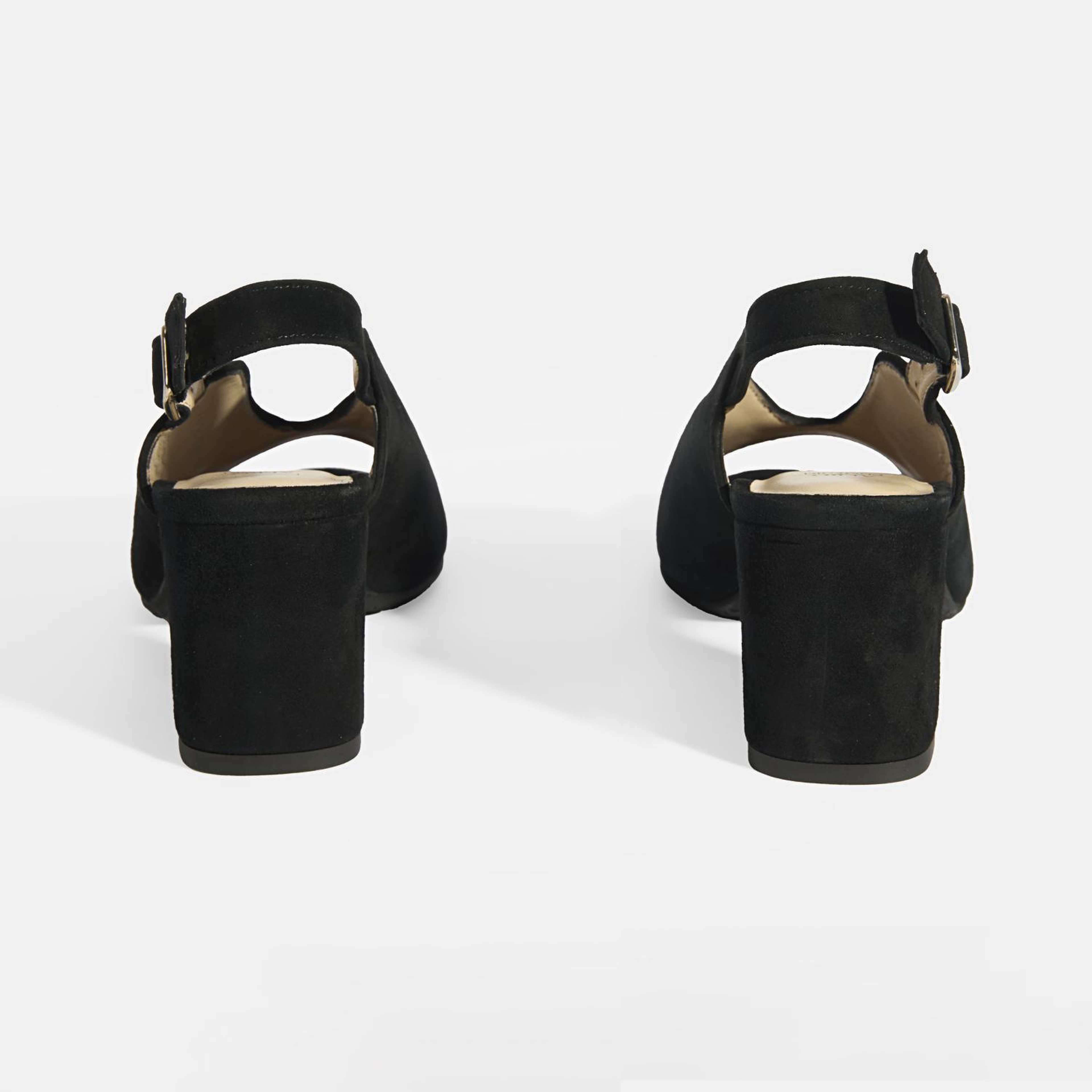 Kadın Siyah DesaComfort Toka Detaylı Slingback Topuklu Günlük Ayakkabı