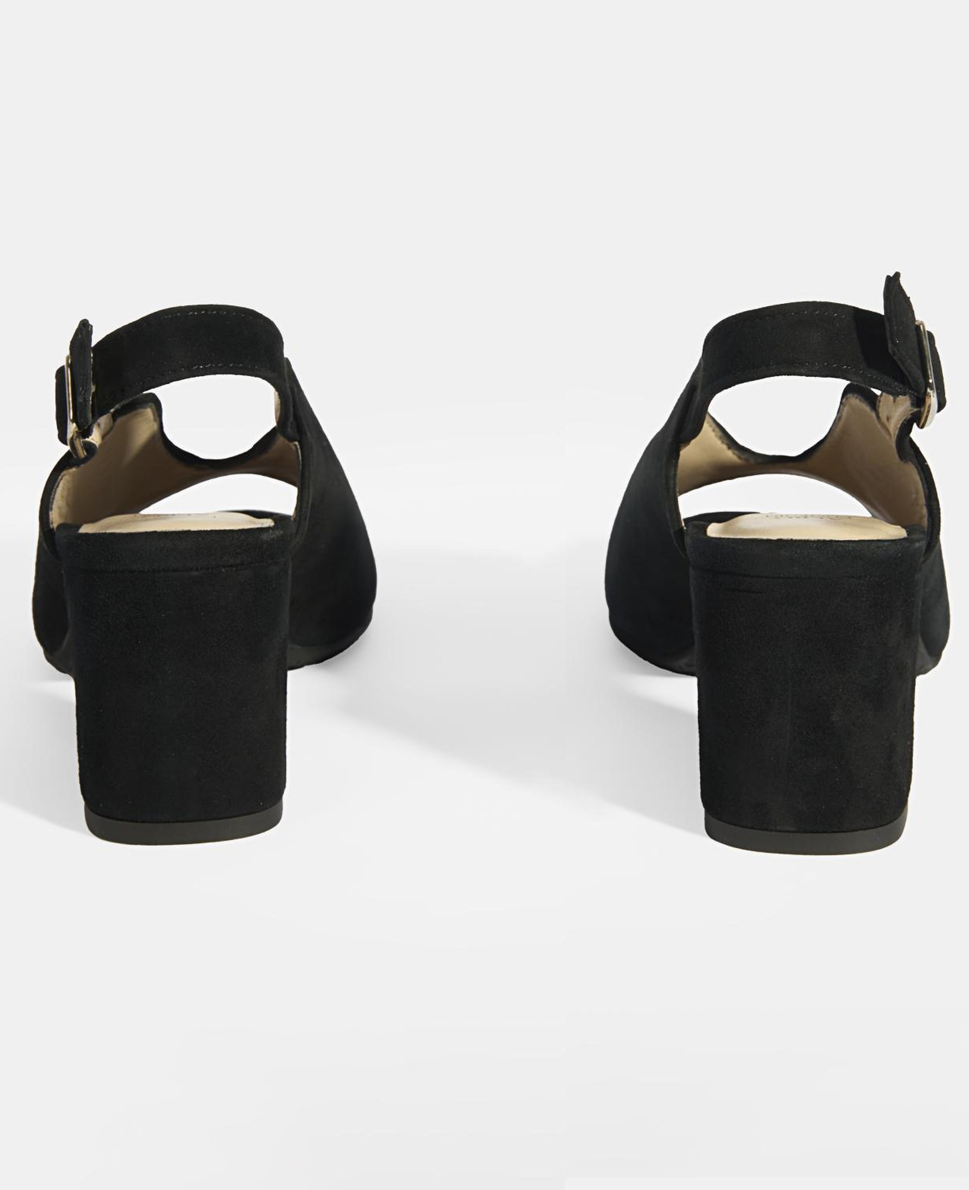 Kadın Siyah DesaComfort Toka Detaylı Slingback Topuklu Günlük Ayakkabı