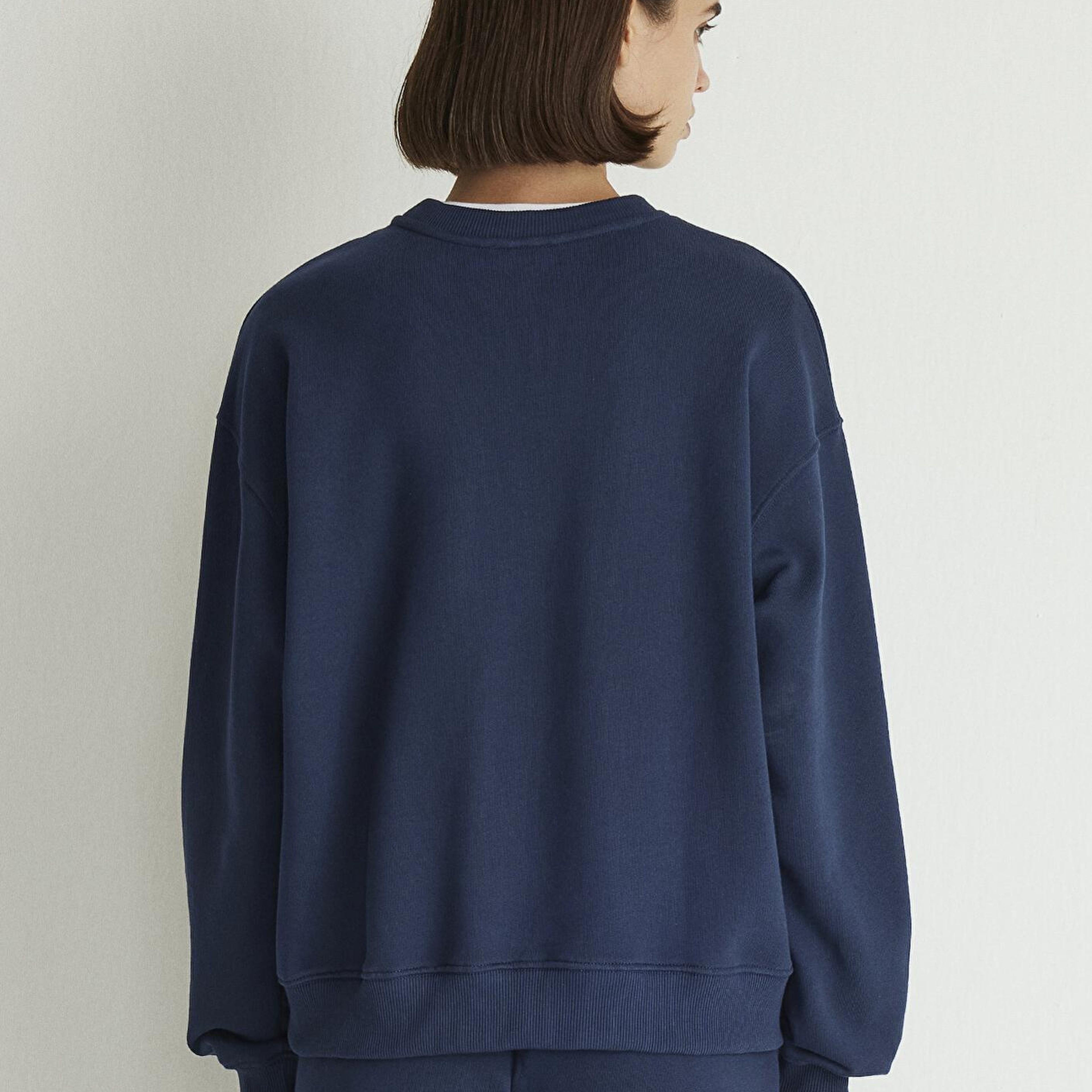 Mavi Mavi Logo Baskılı Lacivert Sweatshirt 1S10148-70488