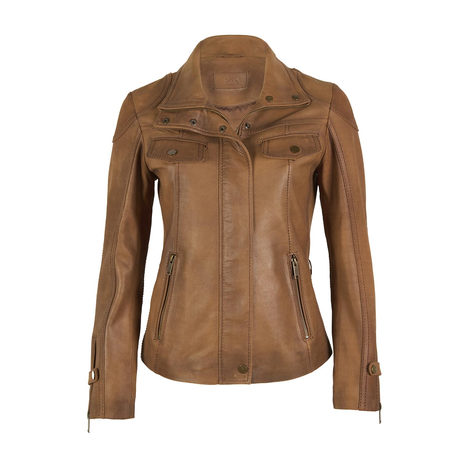 Briellen Taba Kadın Deri Mont