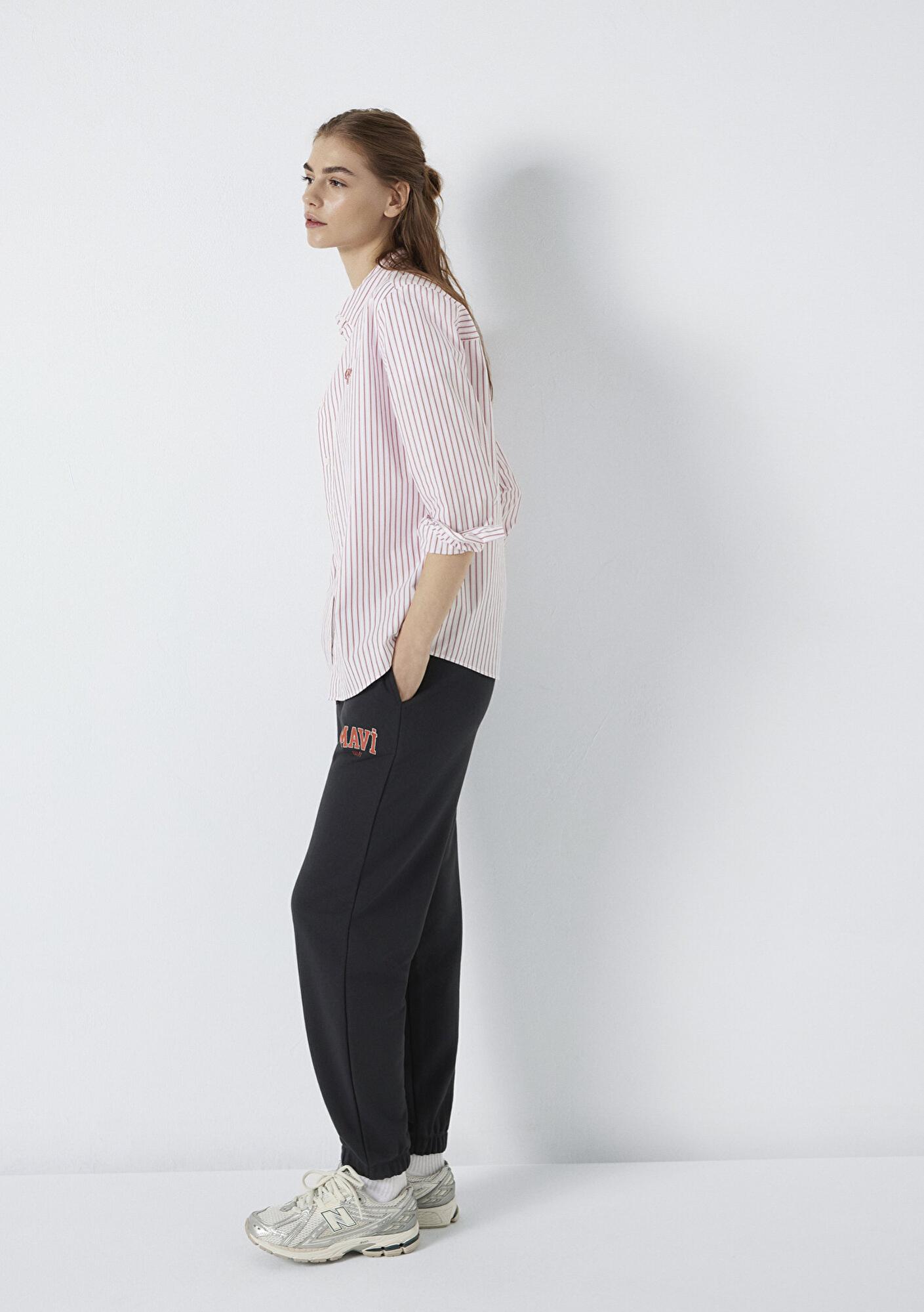 Mavi Mavi Logo Baskılı Antrasit Eşofman Altı 1010757-80106