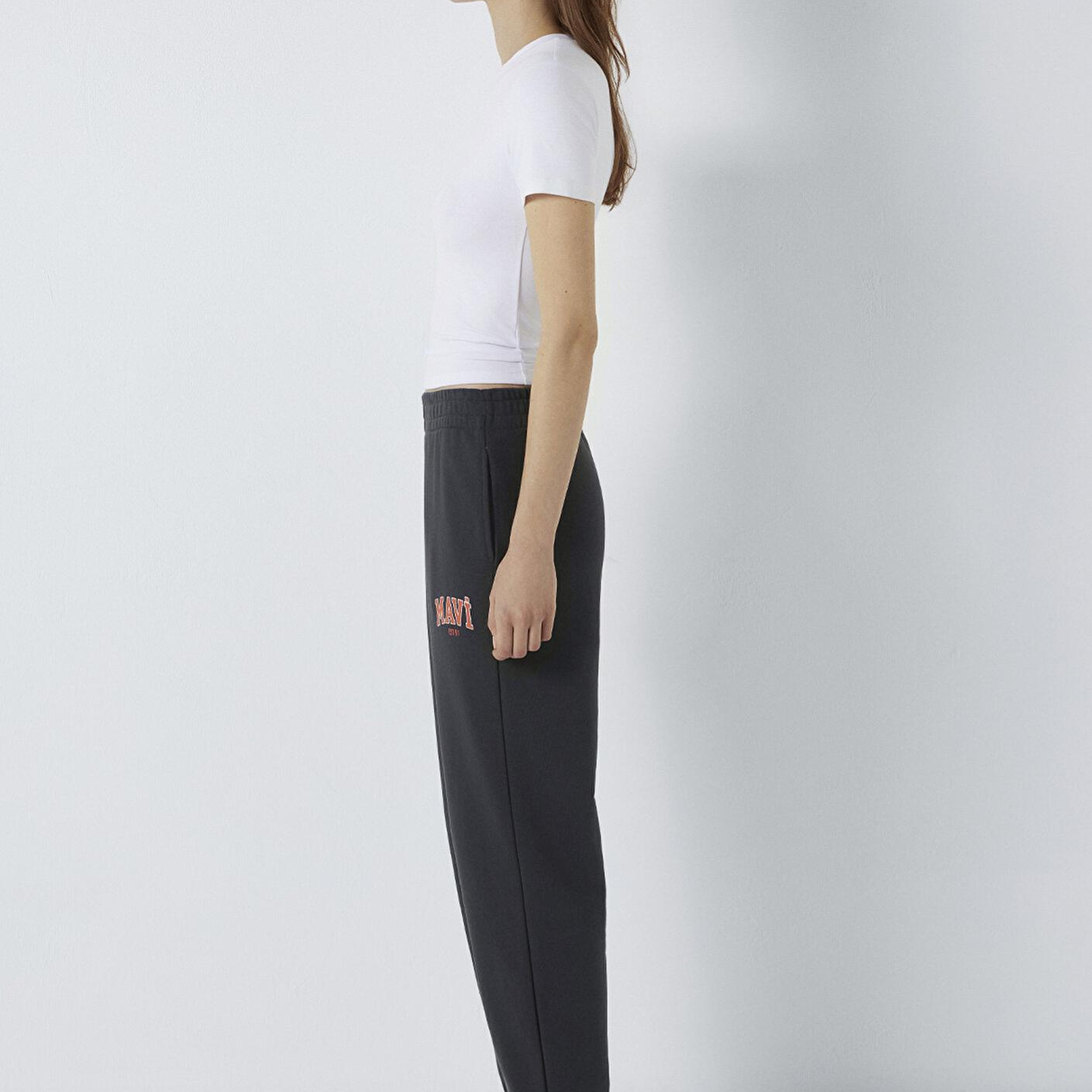 Mavi Mavi Logo Baskılı Antrasit Eşofman Altı 1010757-80106