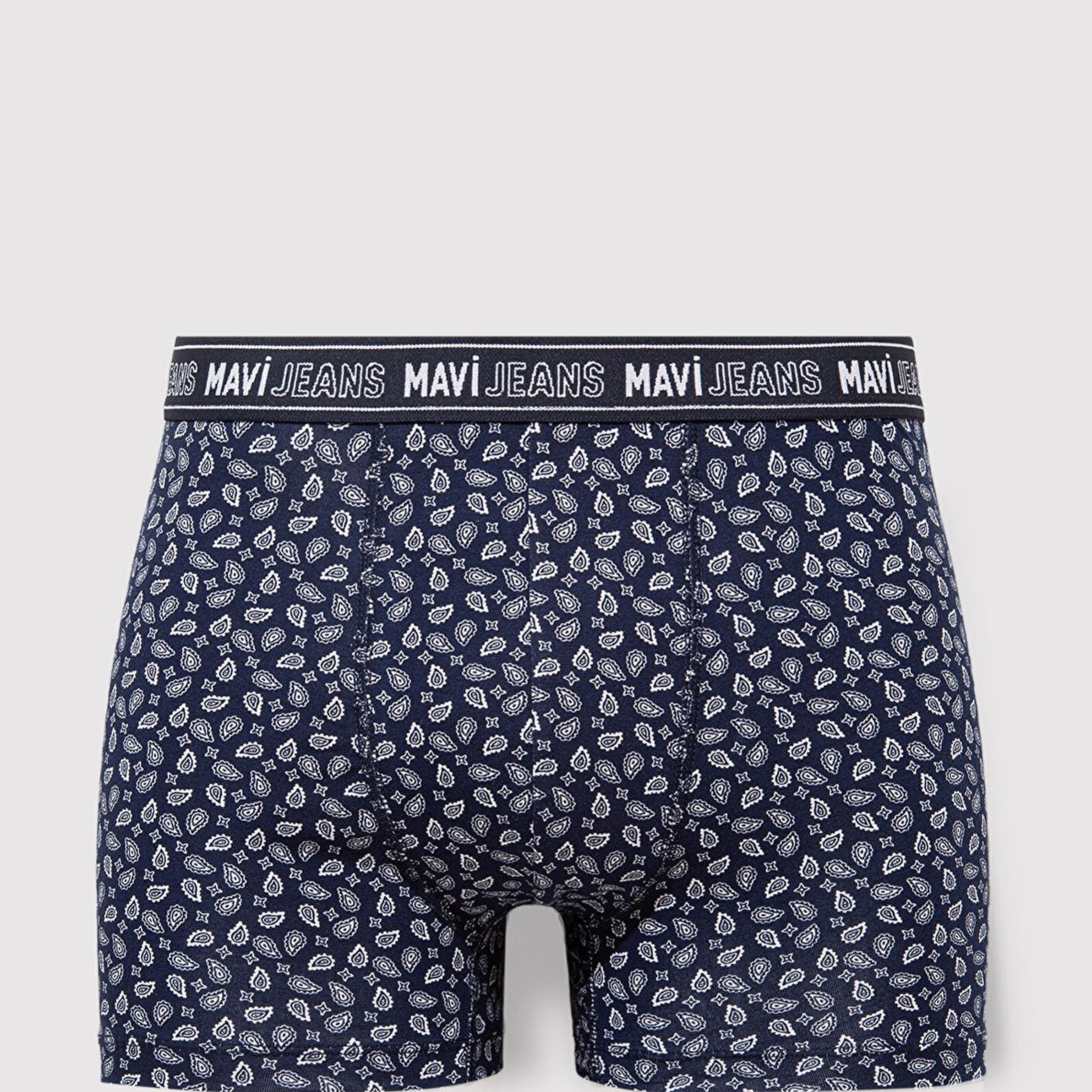 Mavi Baskılı Lacivert Boxer 0911633-70500