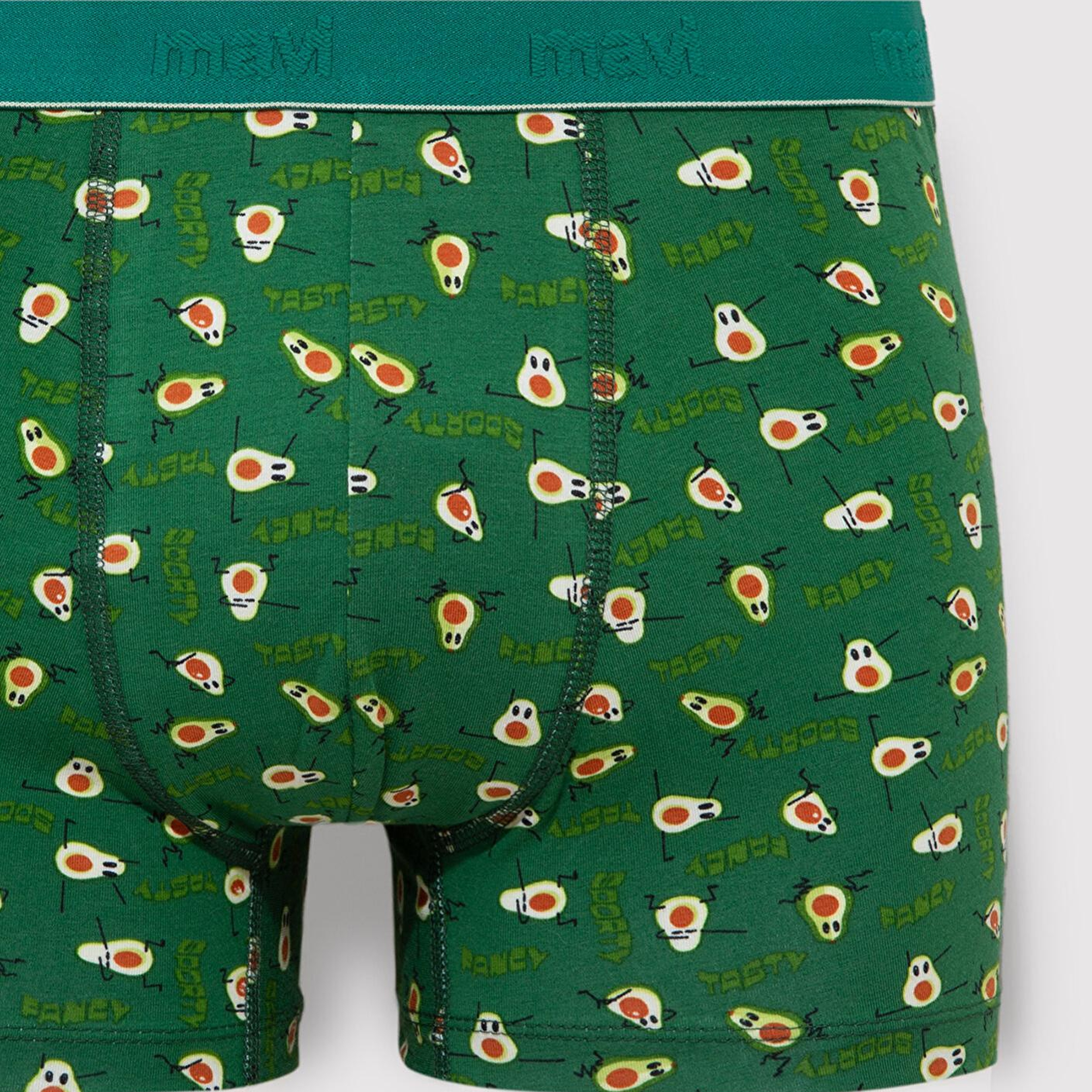 Mavi Avakado Baskılı Yeşil Boxer 0911629-88060