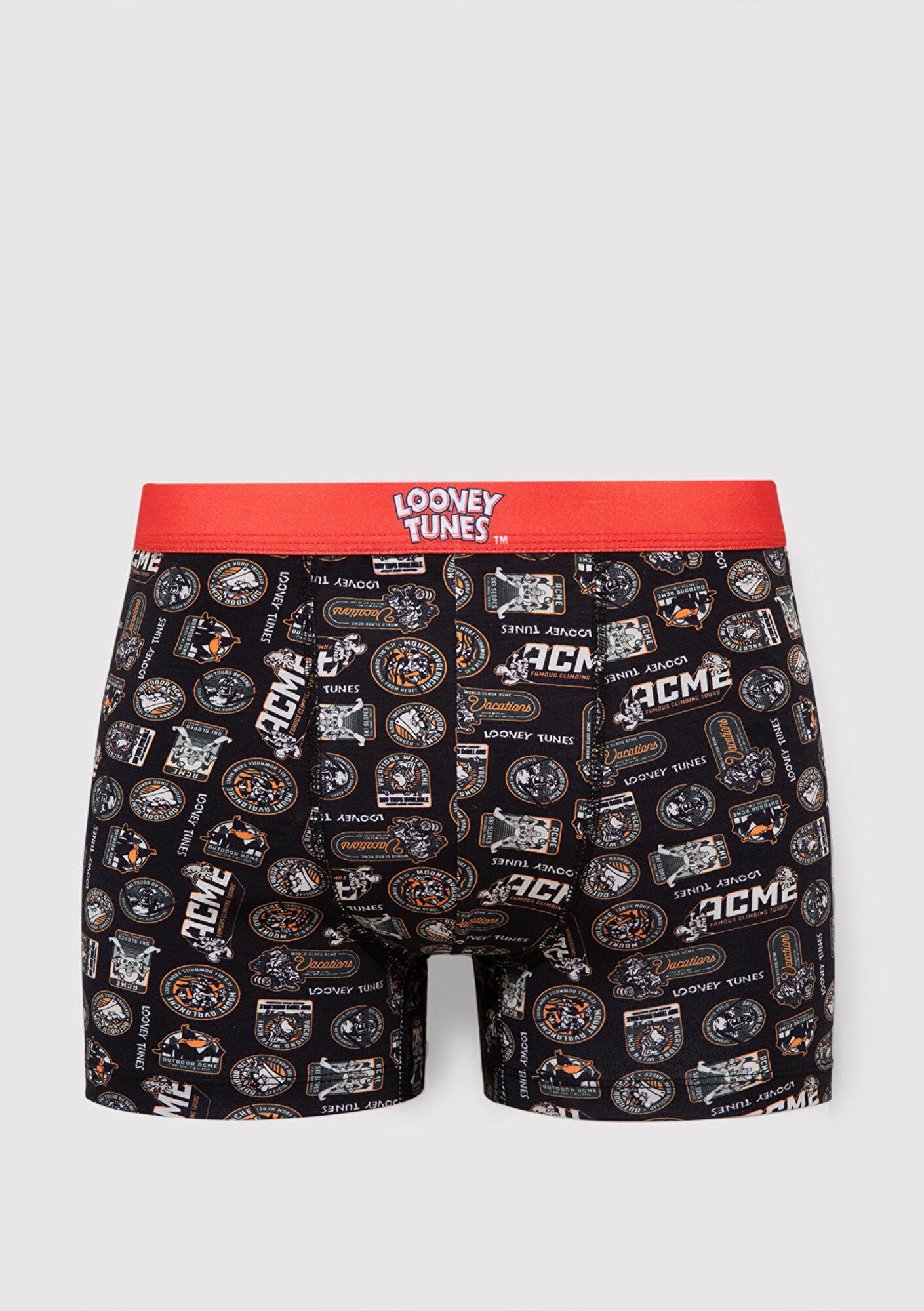 Mavi Looney Tunes Baskılı Siyah Boxer 0911635-900