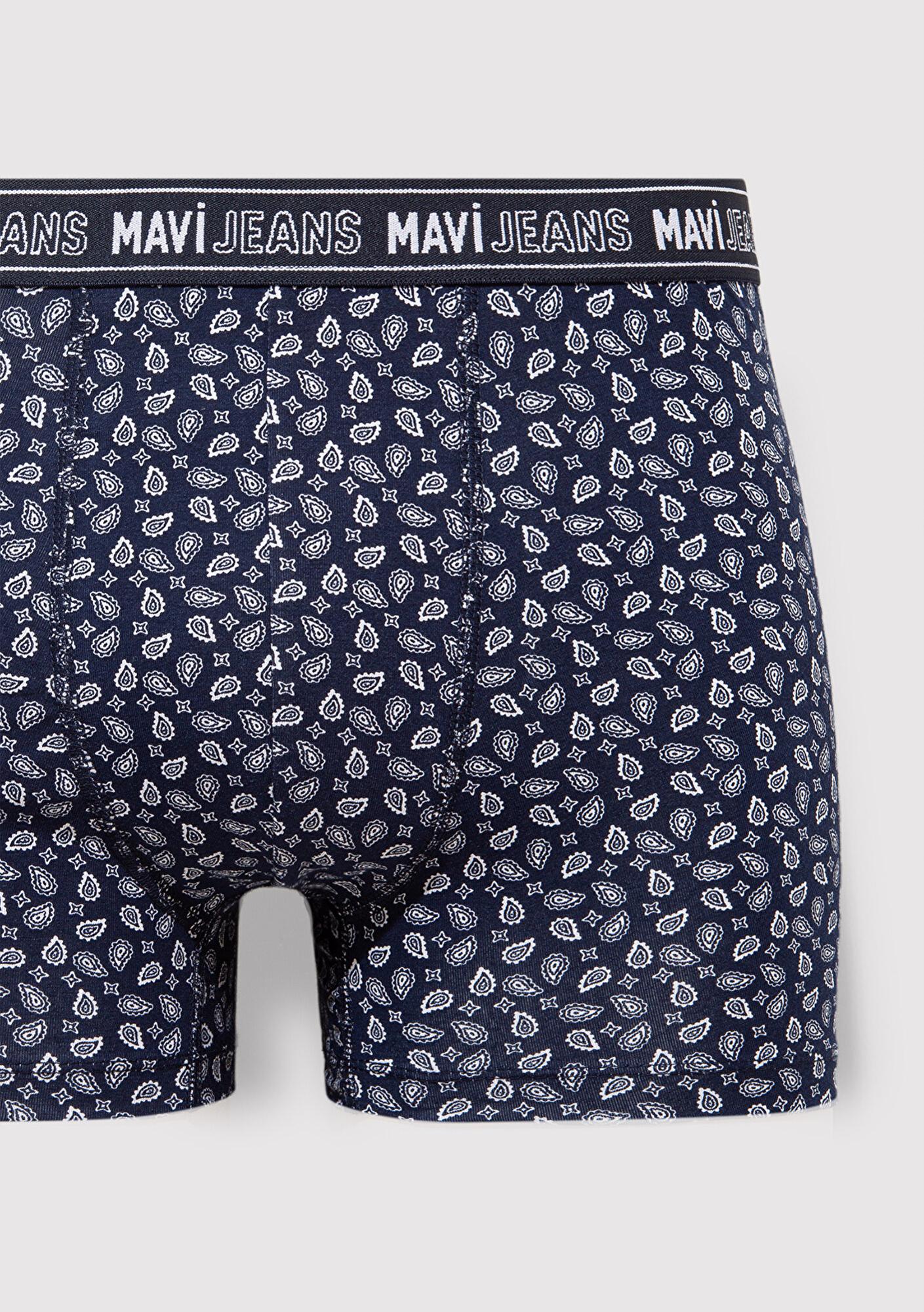 Mavi Baskılı Lacivert Boxer 0911633-70500