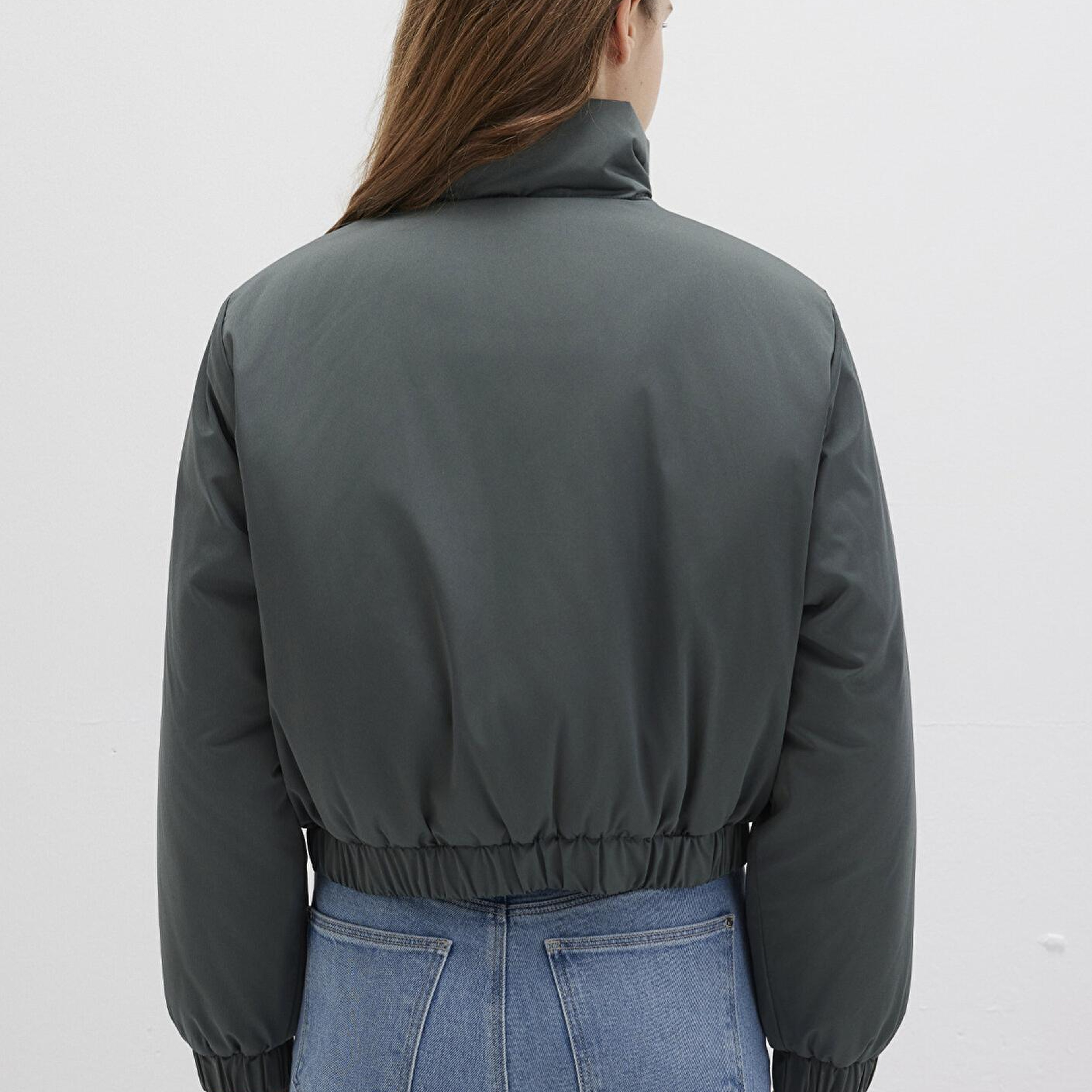 Mavi Yeşil Şişme Mont 1110269-71598