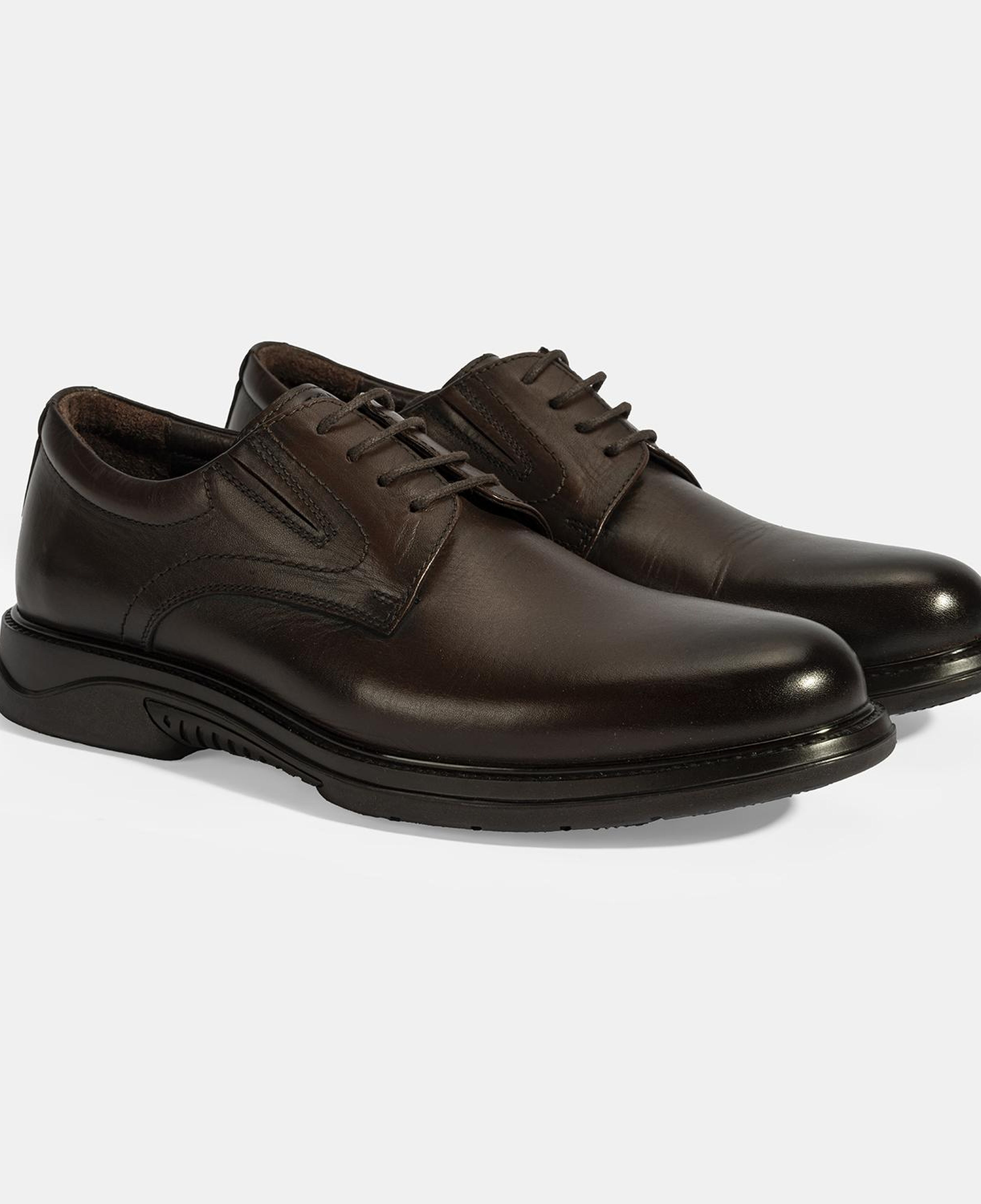 Erkek Kahve DesaComfort Klasik Deri Ayakkabı