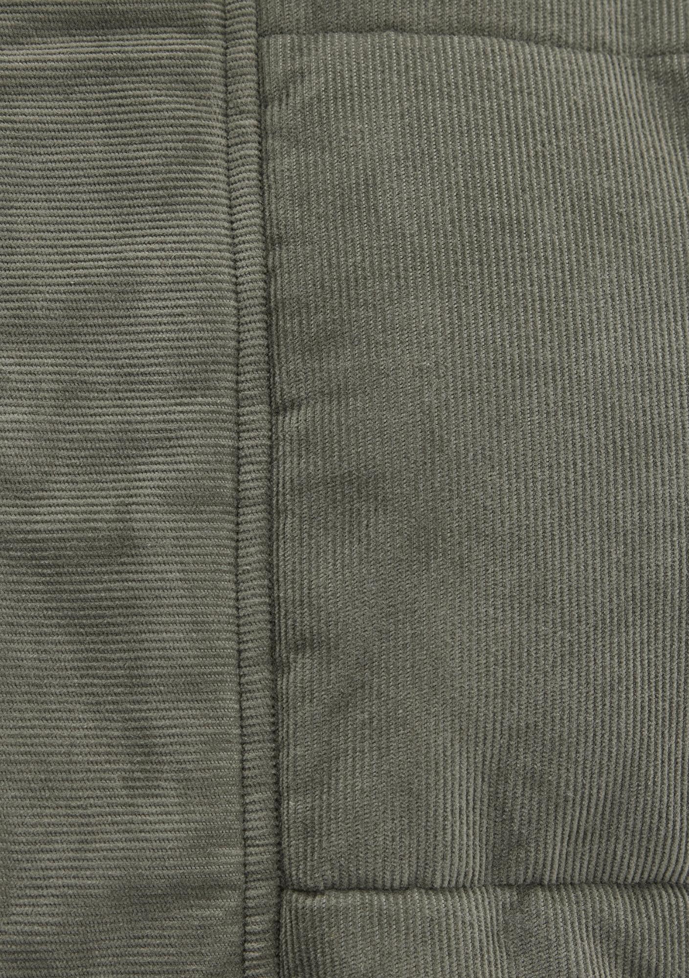 Mavi Dik Yaka Yeşil Kadife Ceket Loose Fit / Bol Rahat Kesim 0110476-85485