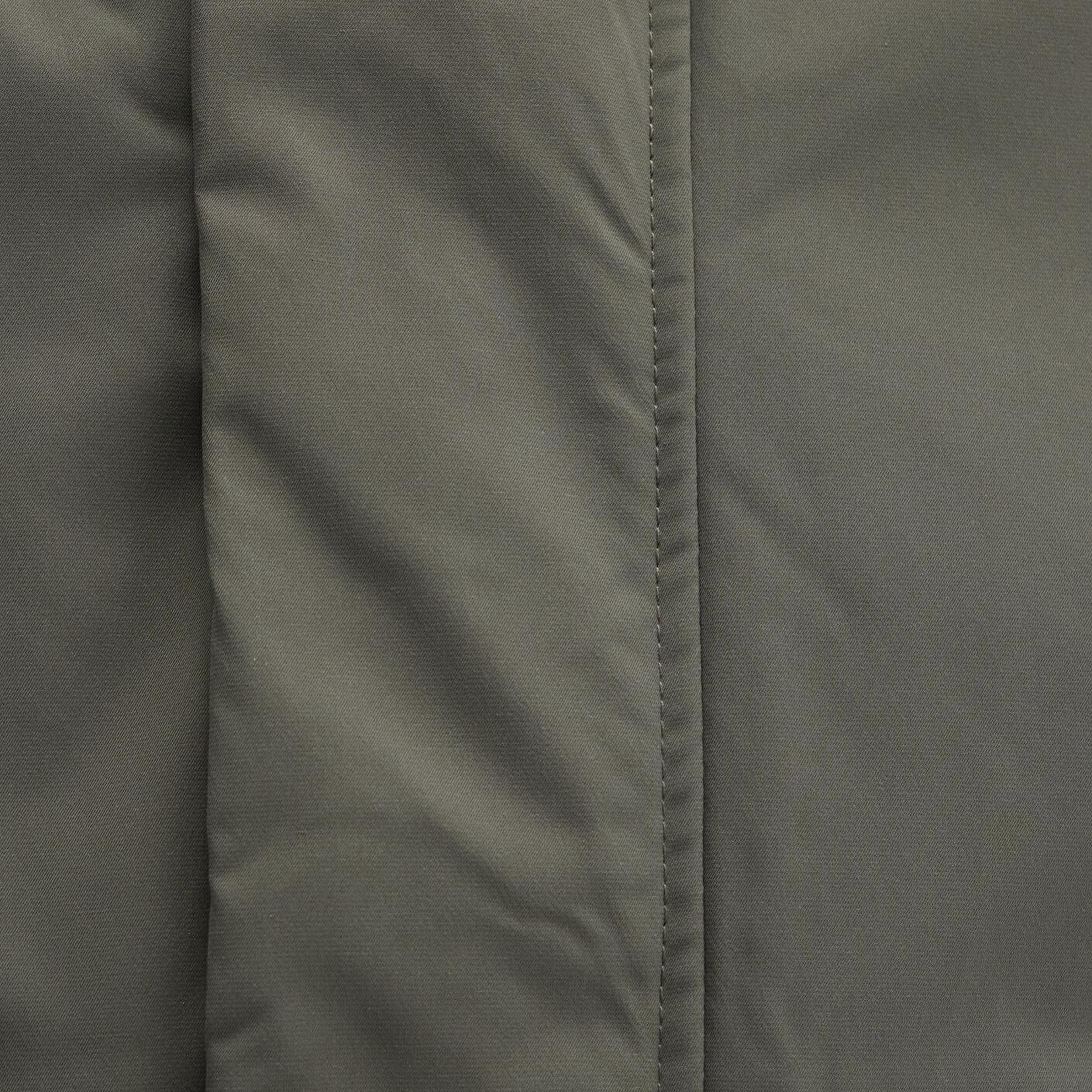 Mavi Cep Detaylı Haki Mont 0110467-85485