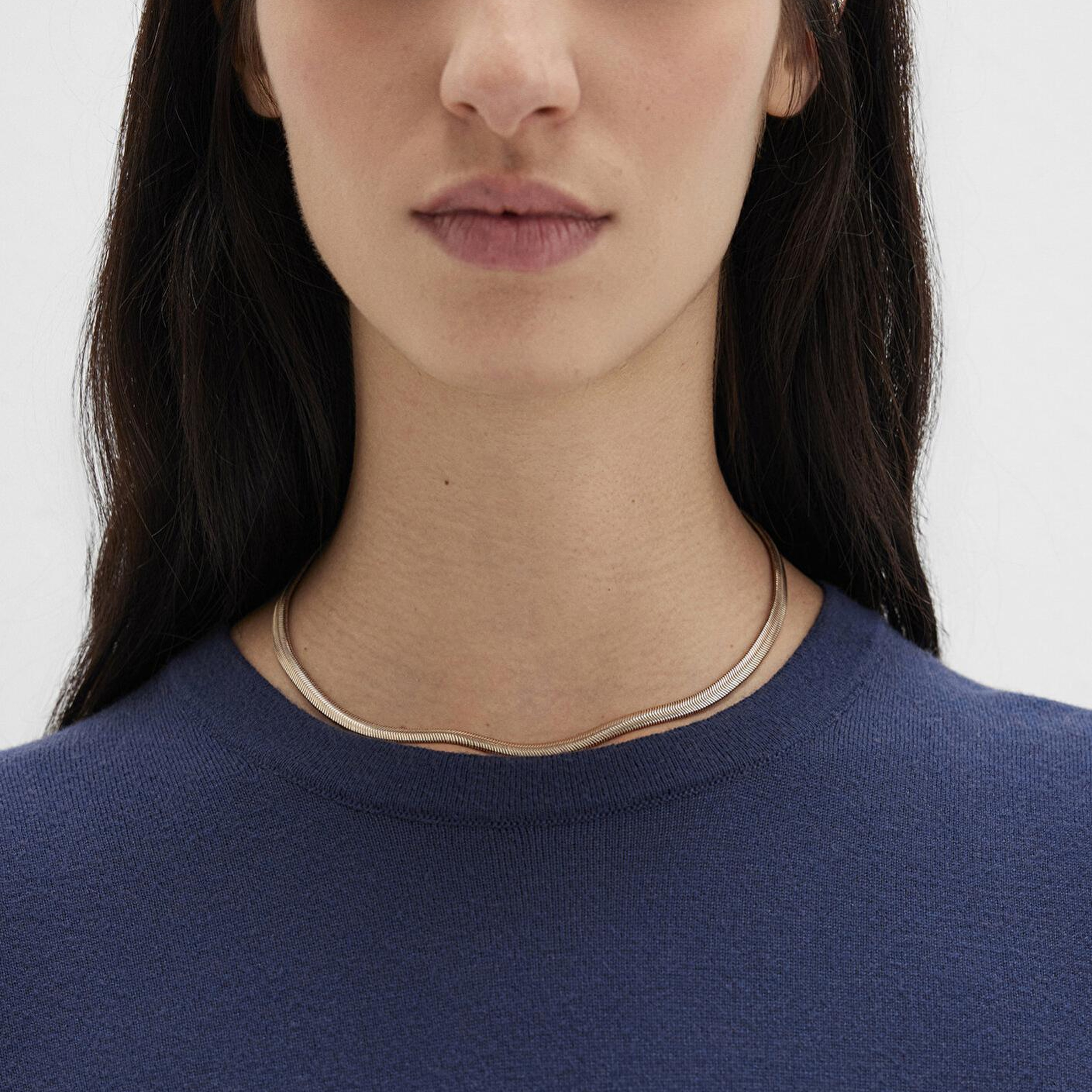 Mavi Bisiklet Yaka Lacivert Kazak Slim Fit / Dar Kesim 1710510-82454