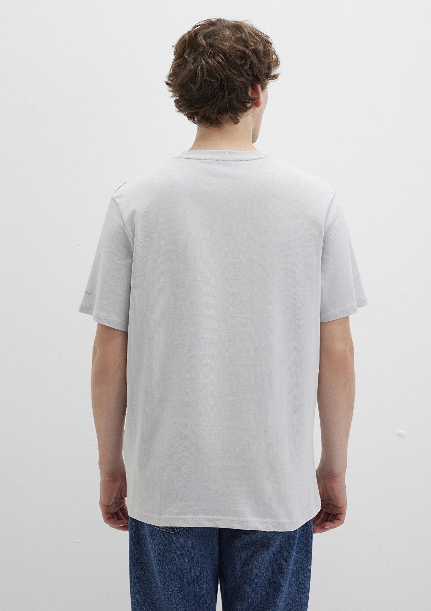 Mavi Mavi İstanbul Baskılı Gri Tişört Regular Fit / Normal Kesim 0612274-70075