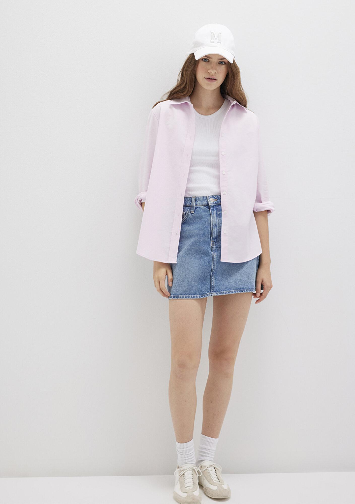 Mavi Bailey Real Blue Gölgeli Indigo Mavisi Jean Etek 1310204-87098