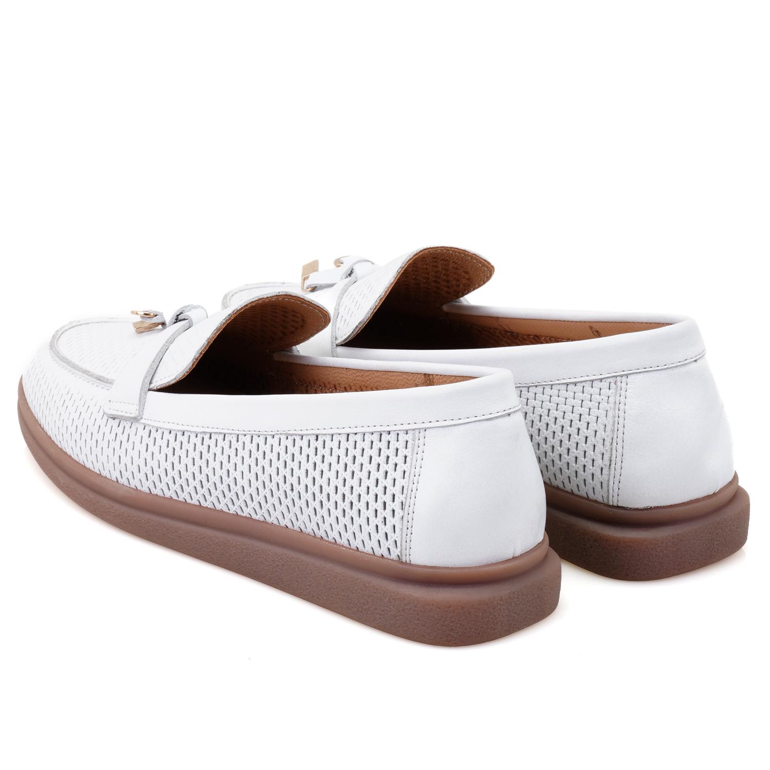 Kadın Beyaz Deri Günlük Ayakkabı