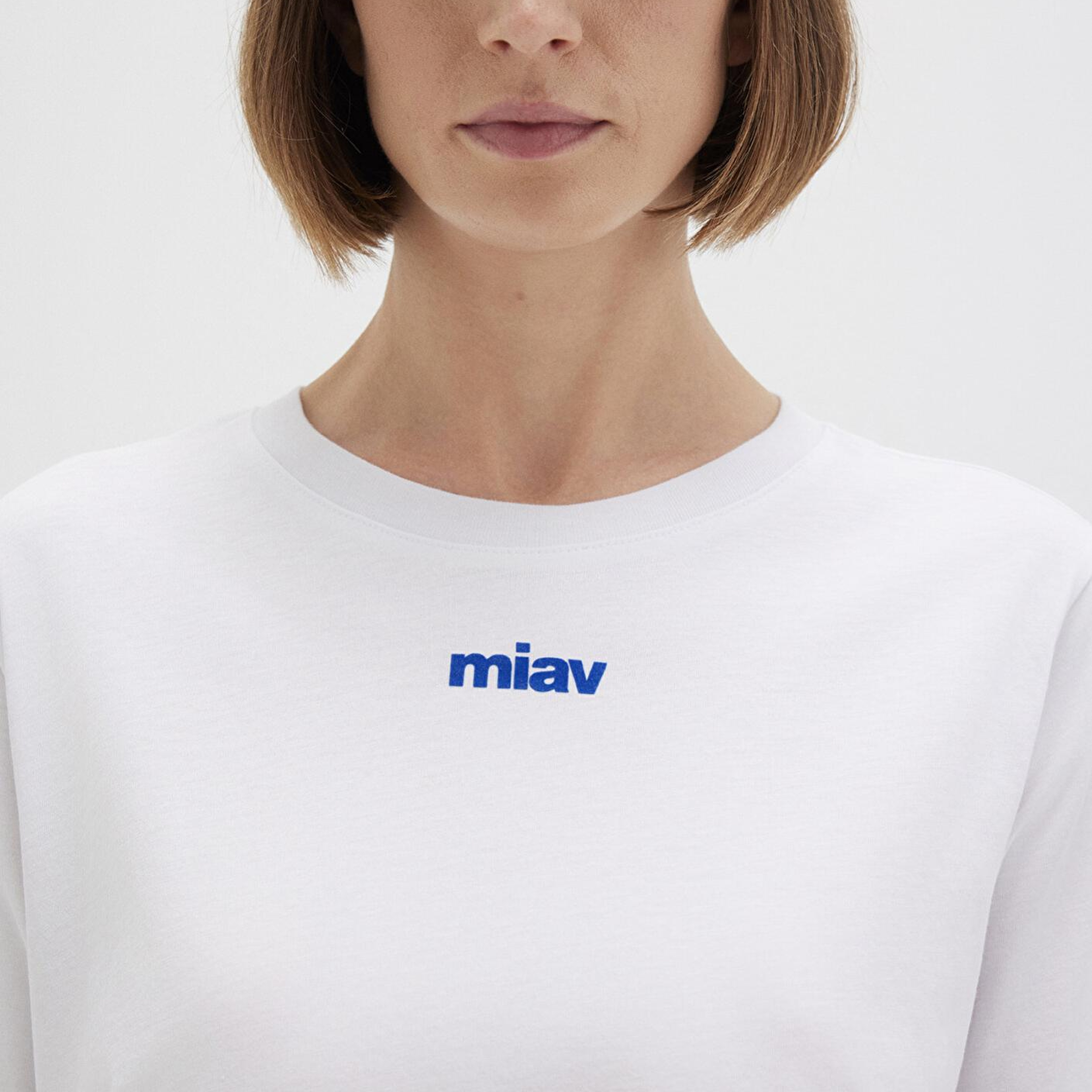 Mavi Mini Miav Baskılı Beyaz Tişört Regular Fit / Normal Kesim 1612452-620