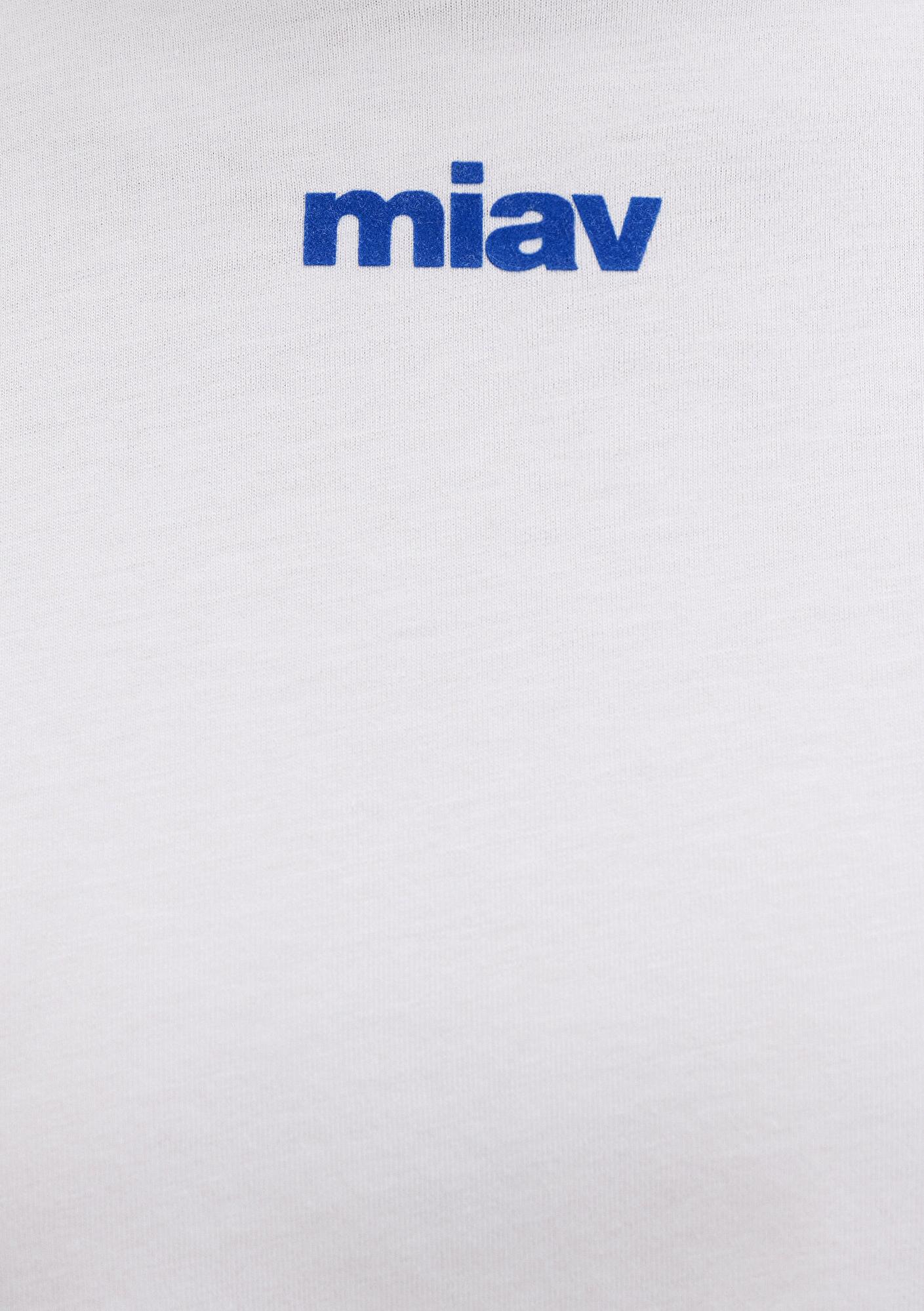 Mavi Mini Miav Baskılı Beyaz Tişört Regular Fit / Normal Kesim 1612452-620