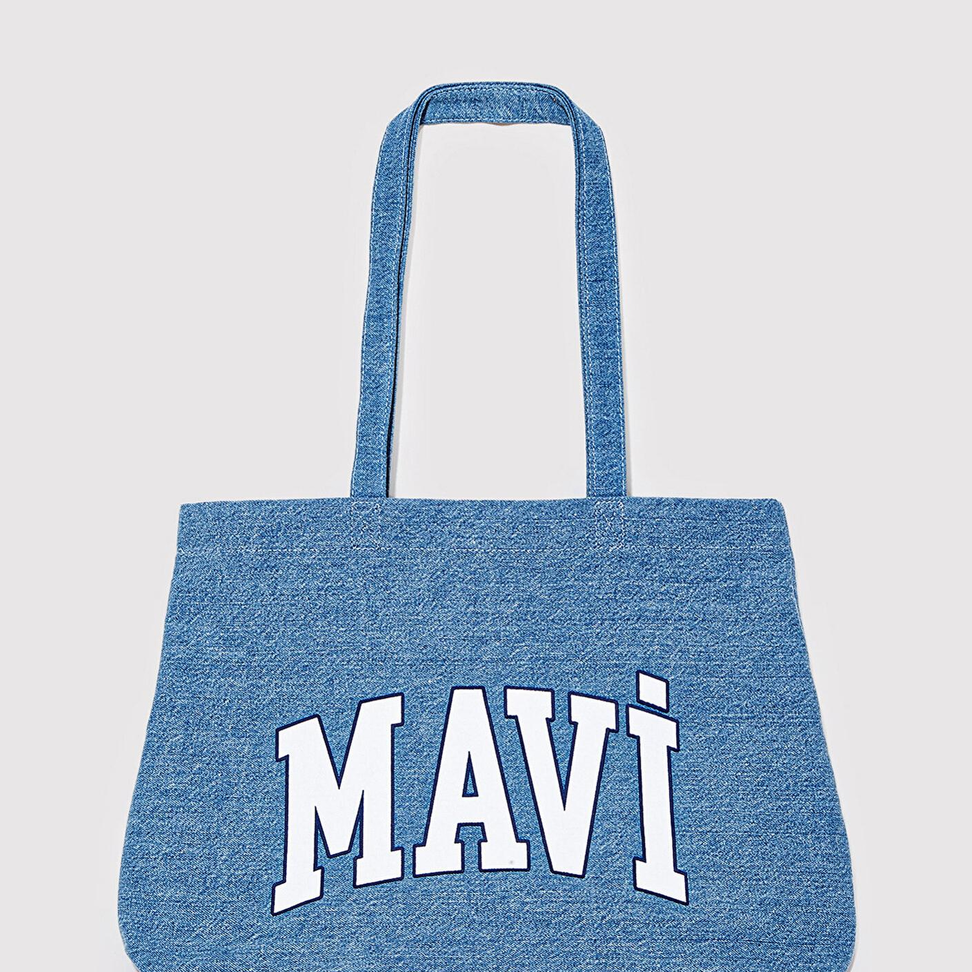 Mavi Mavi Logo Baskılı Denim Çanta 1912566-80195