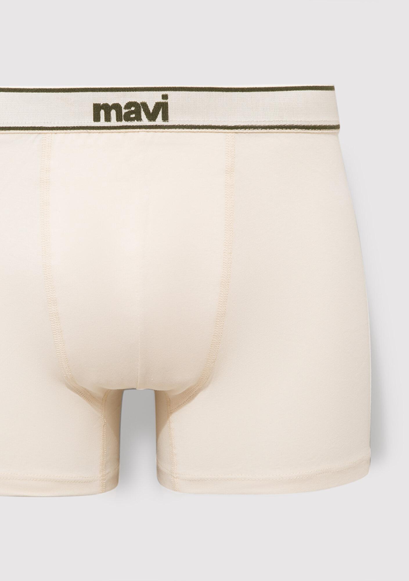 Mavi Ekru Basic Boxer 092463-70141