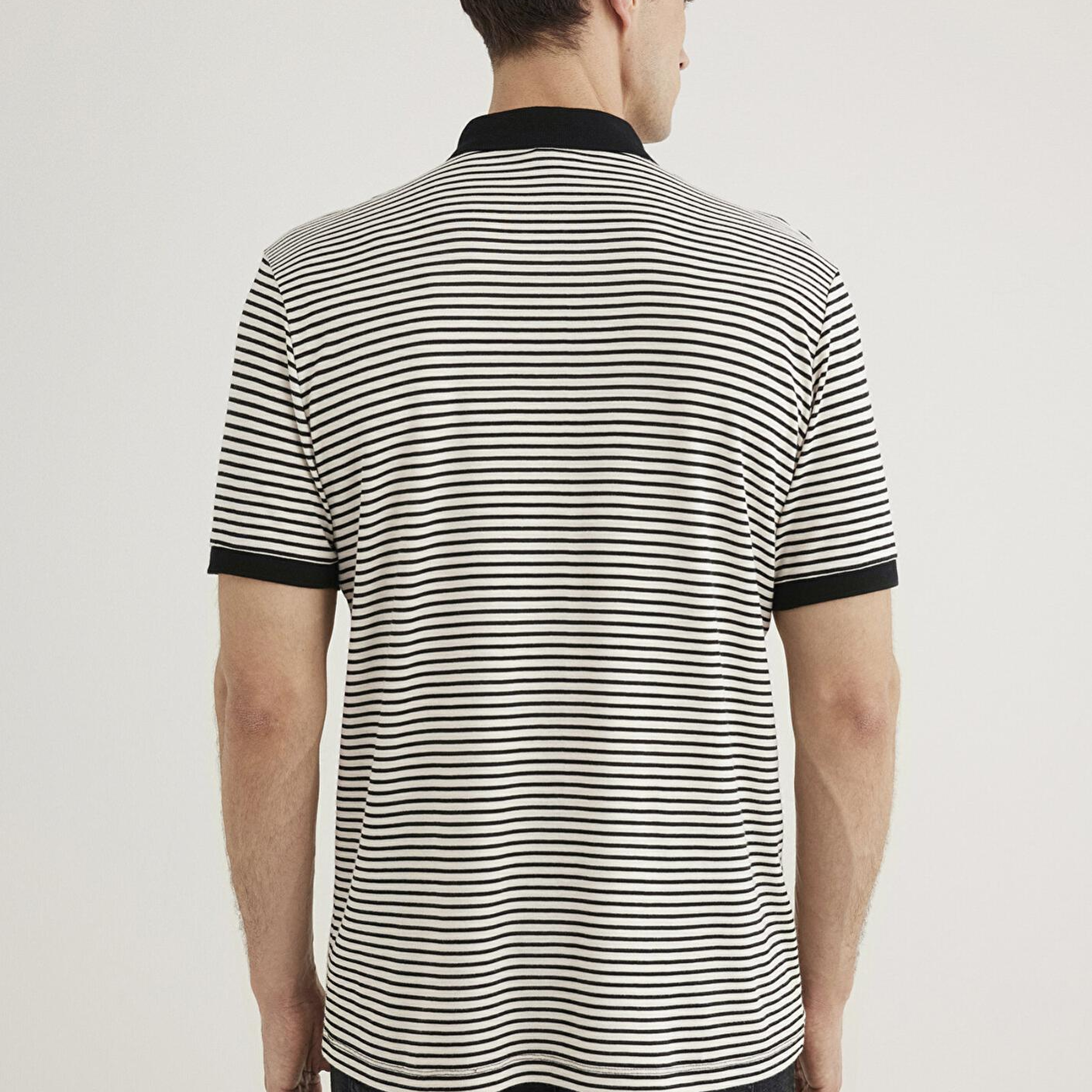 Mavi Mavi Black Çizgili Polo Tişört Slim Fit / Dar Kesim 0611843-70055