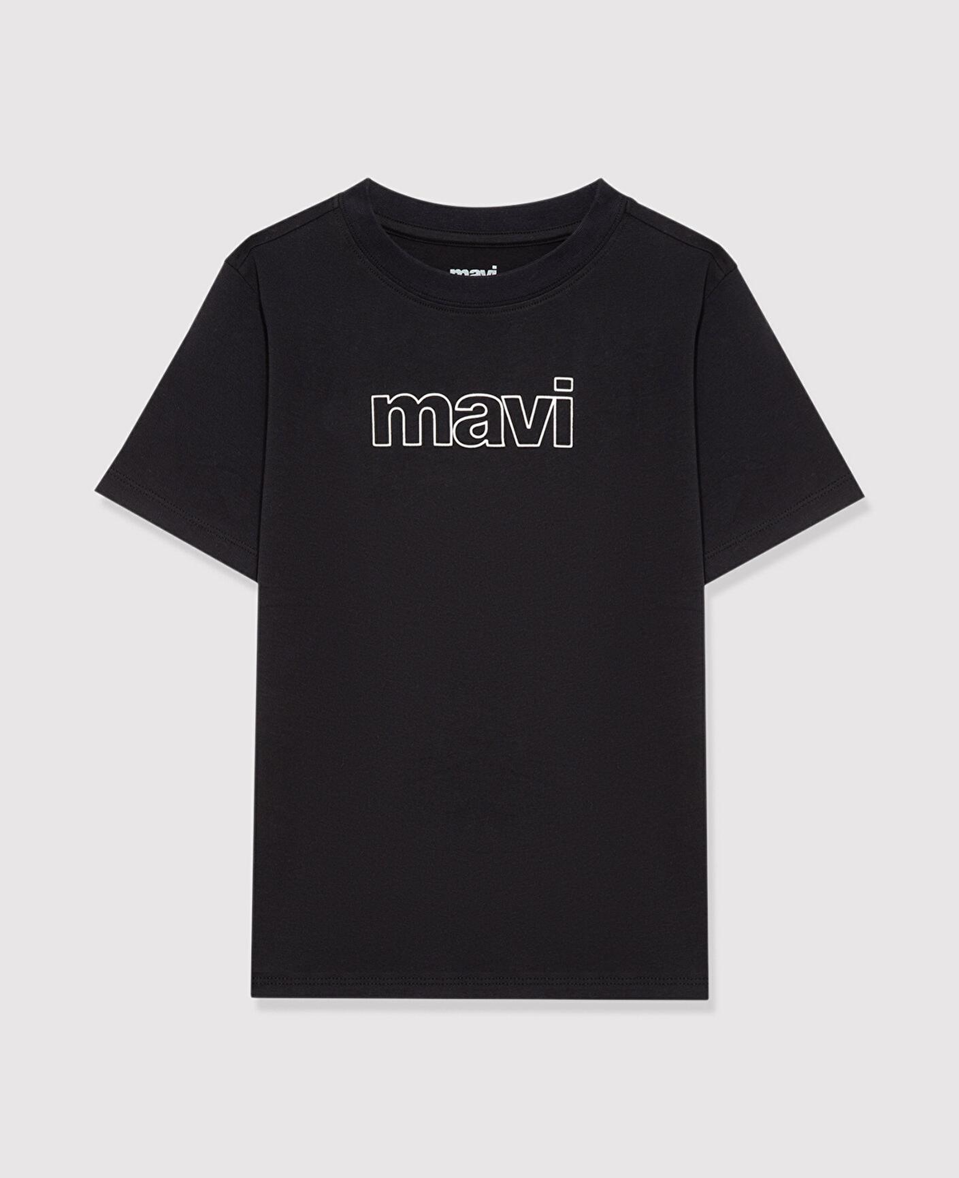 Mavi Mavi Logo Baskılı Siyah Tişört Regular Fit / Normal Kesim 66323900