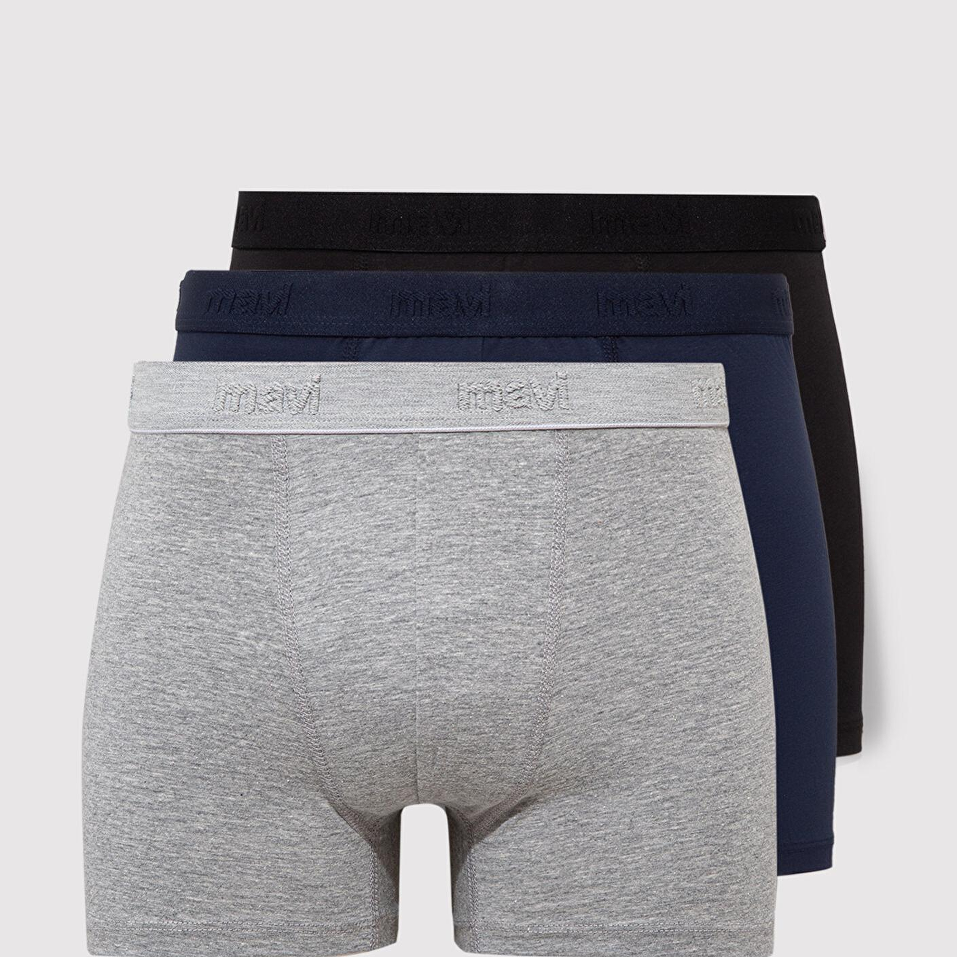 Mavi 3lü Basic Boxer 0911411-900