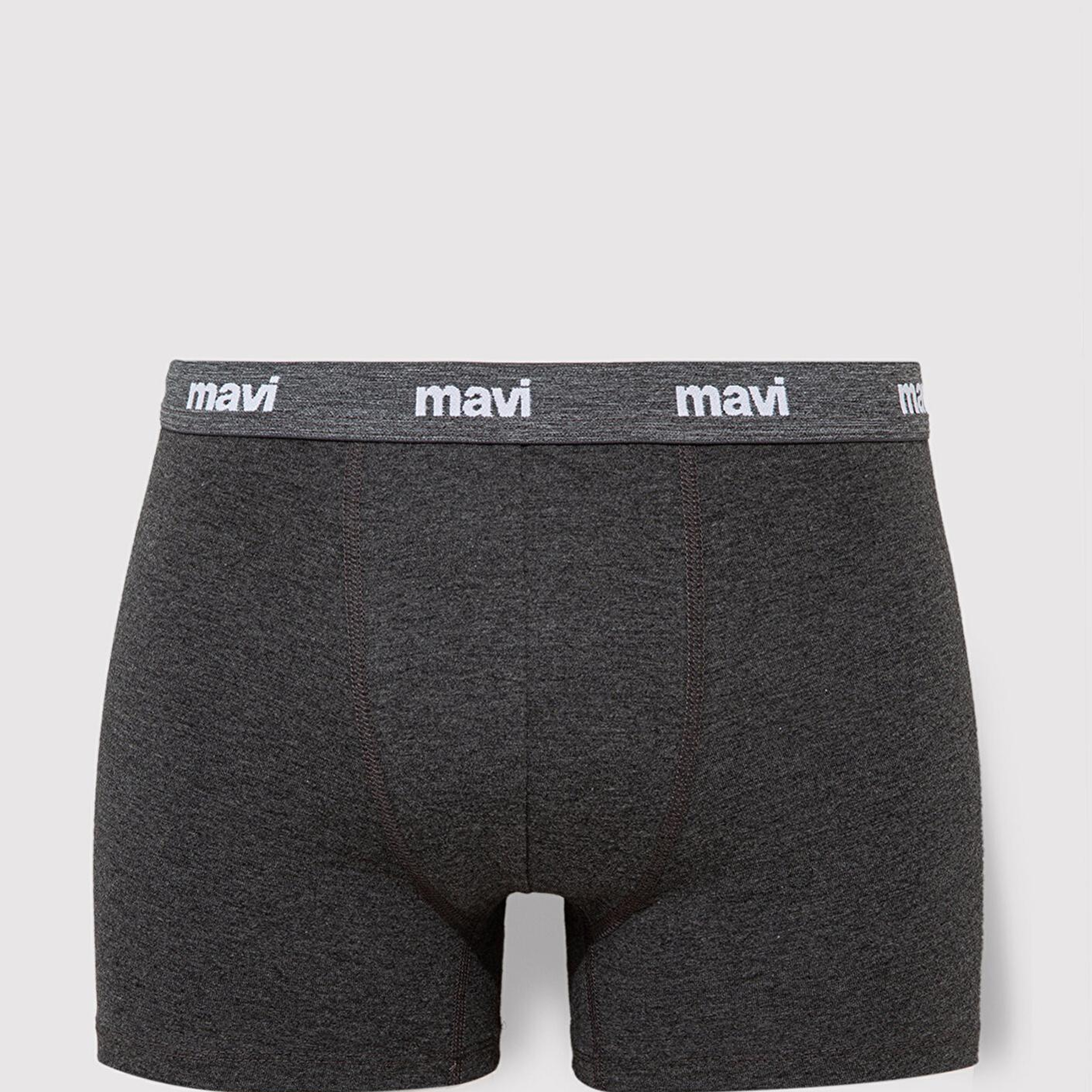 Mavi 3lü Gri Basic Boxer 0911407-23854