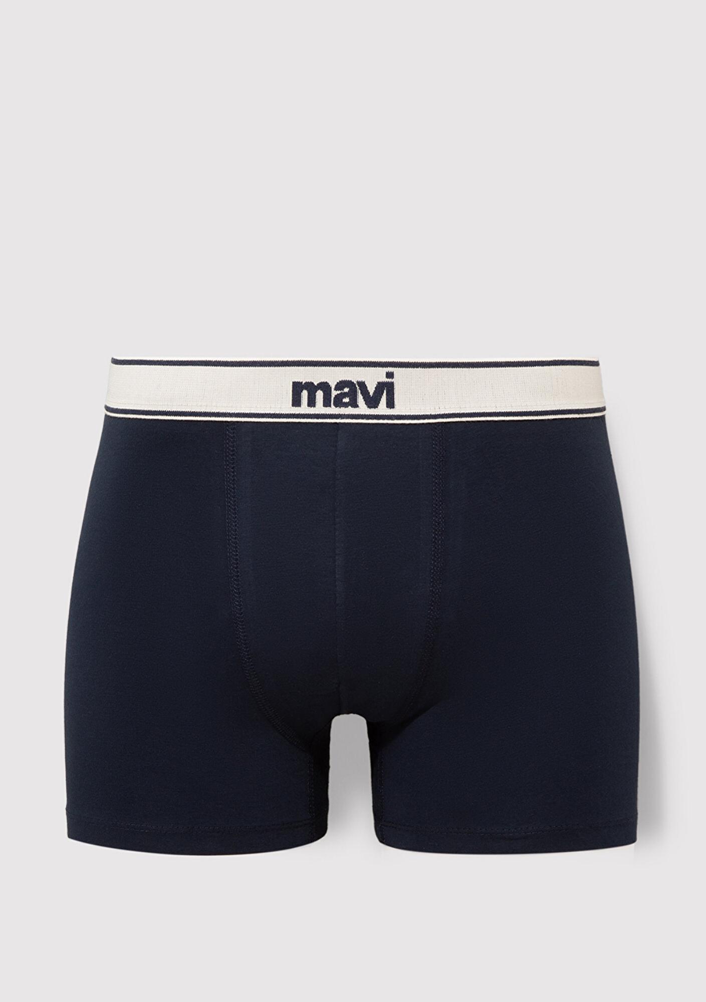 Mavi 3lü Basic Boxer 0911416-33648