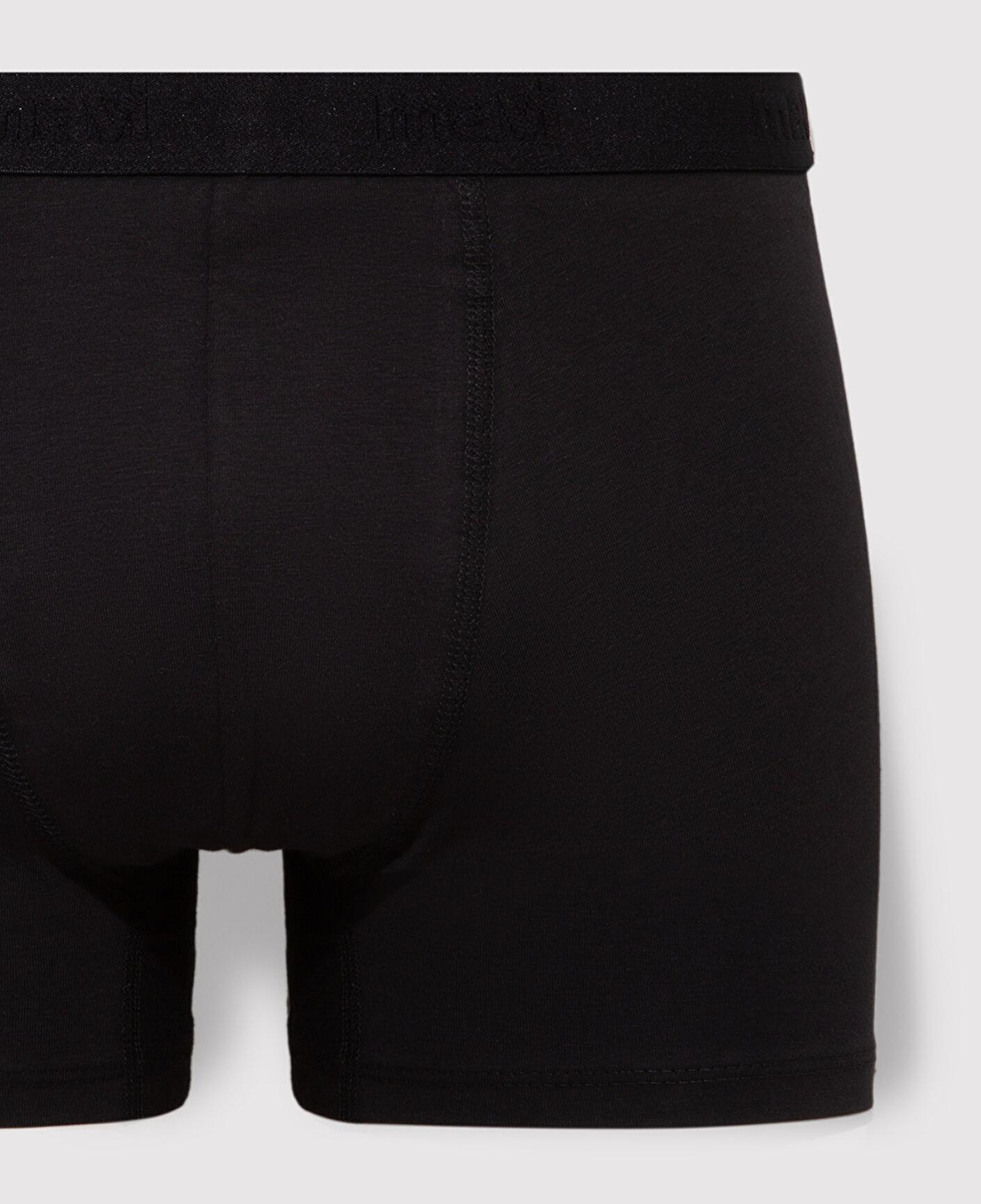 Mavi 3lü Siyah Basic Boxer 0911413-900