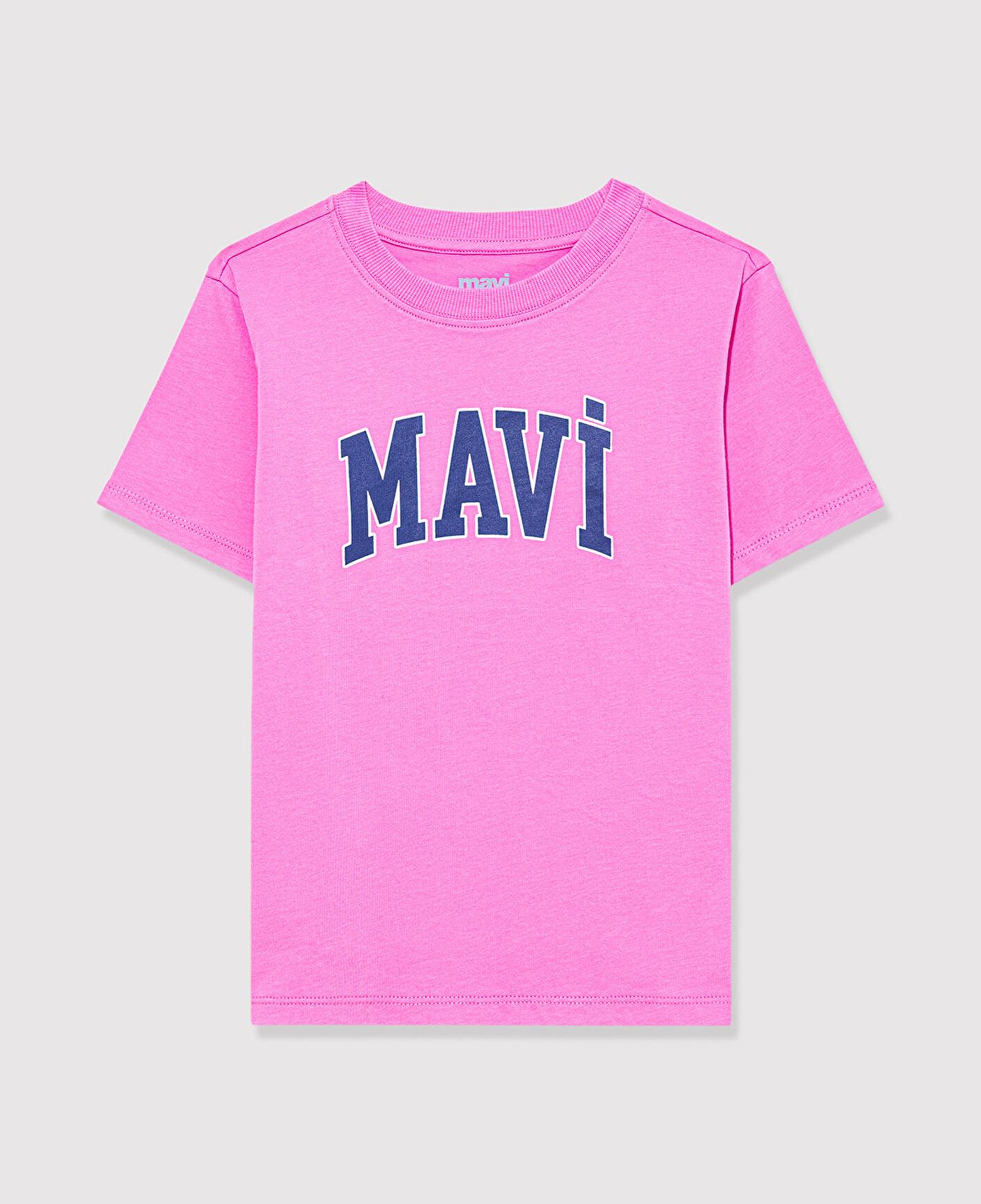 Mavi Mavi Logo Baskılı Pembe Tişört Regular Fit / Normal Kesim 7610109-71033
