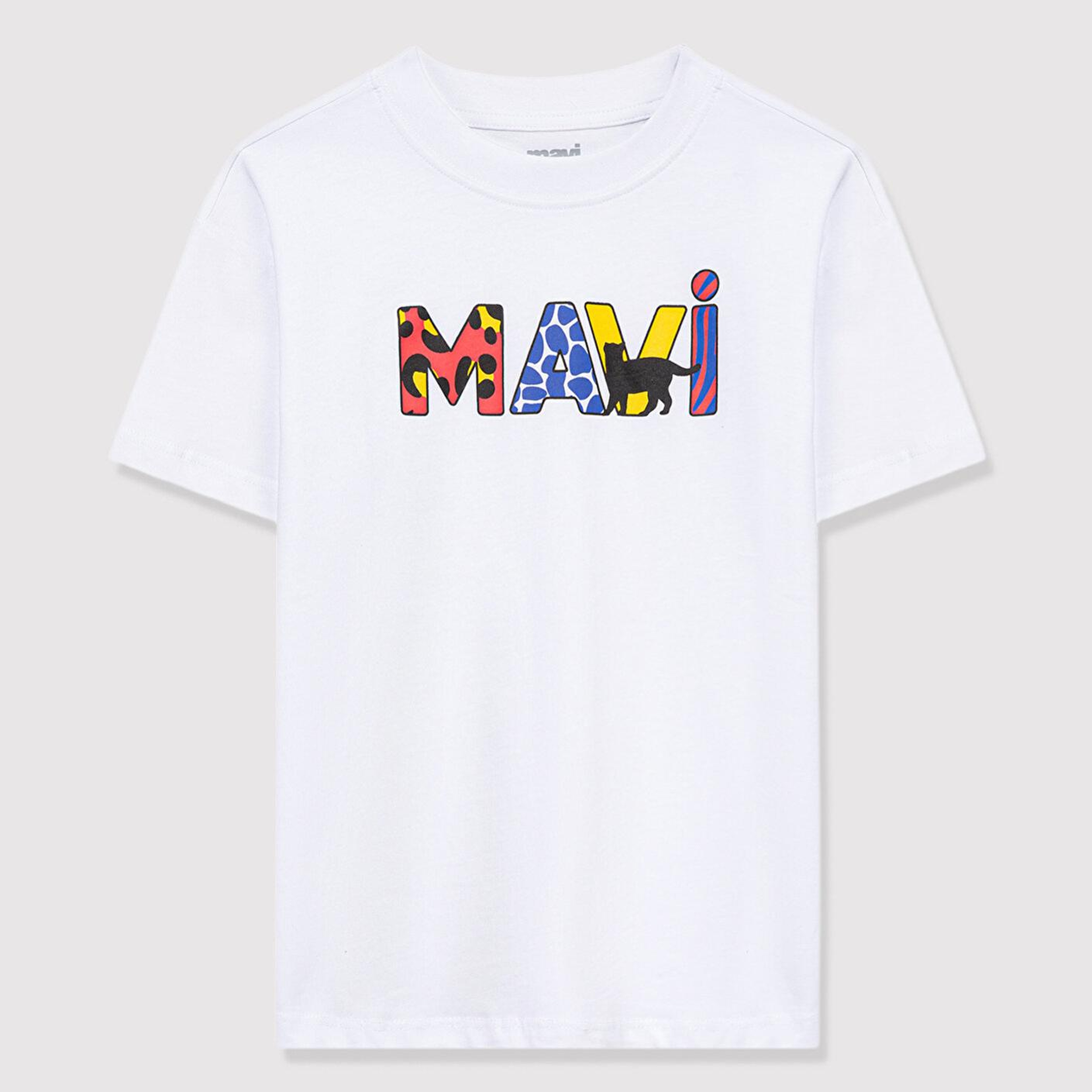 Mavi Mavi Logo Baskılı Beyaz Tişört Loose Fit / Bol Rahat Kesim 7610193-620