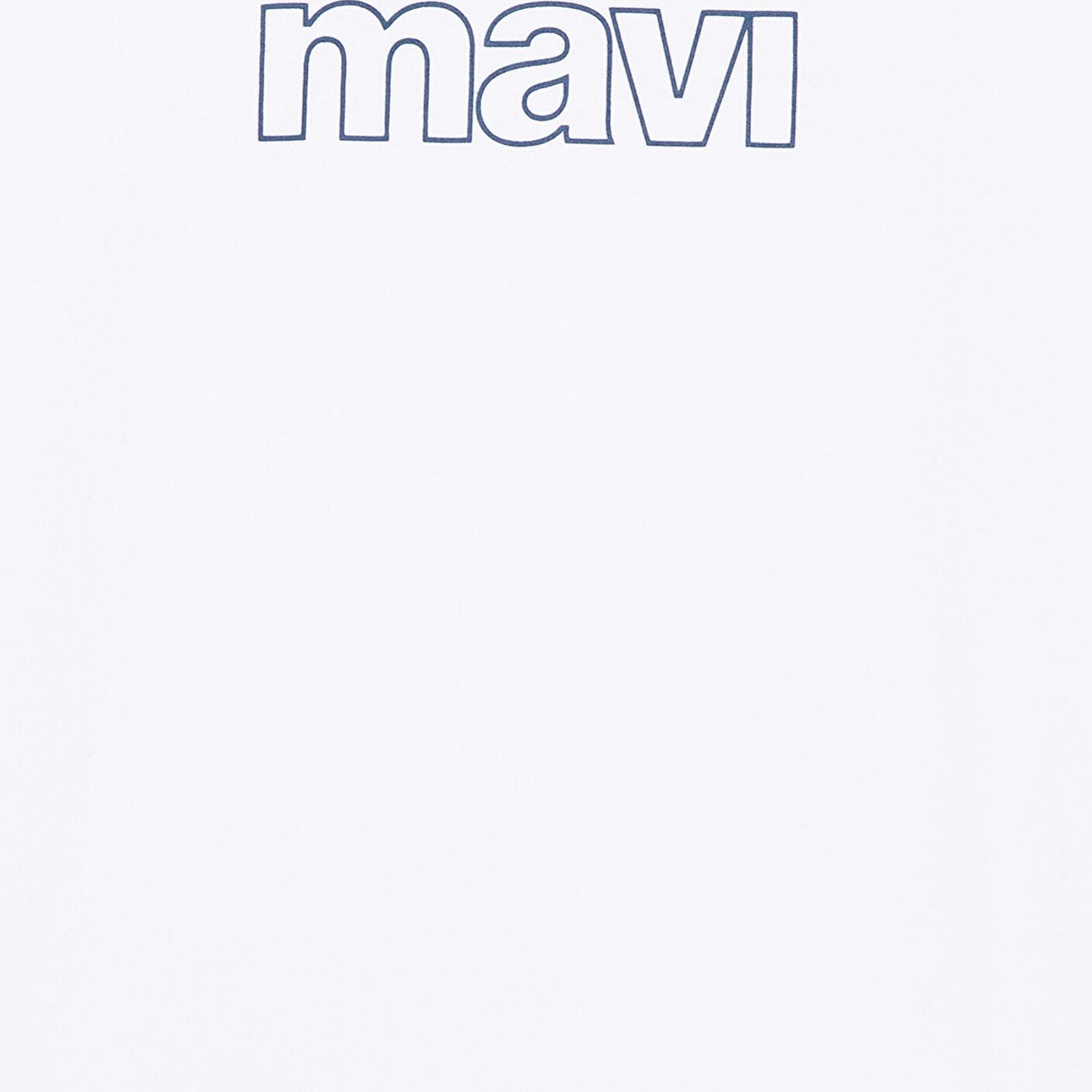 Mavi Mavi Logo Baskılı Beyaz Tişört Regular Fit / Normal Kesim 66323620