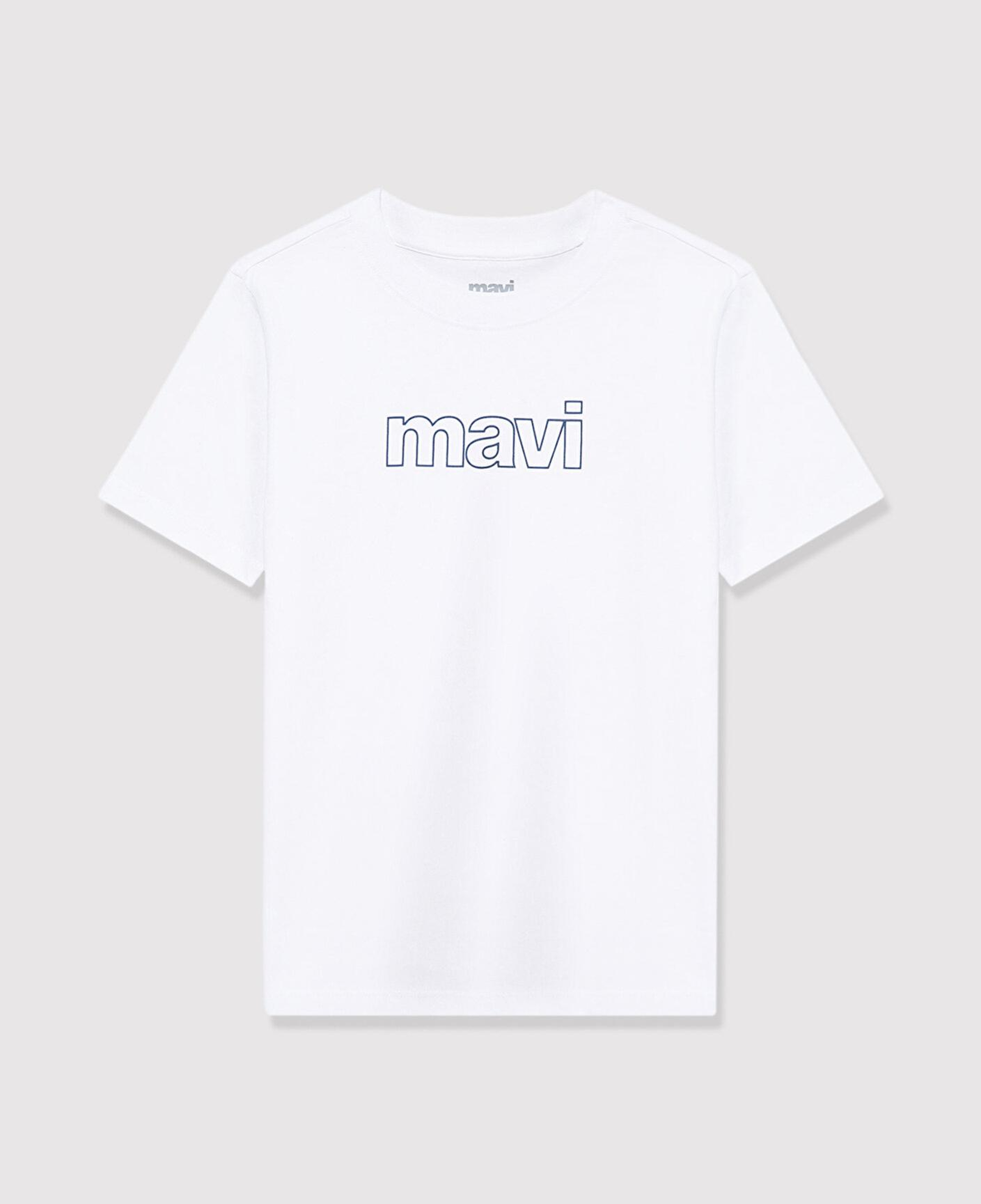 Mavi Mavi Logo Baskılı Beyaz Tişört Regular Fit / Normal Kesim 66323620