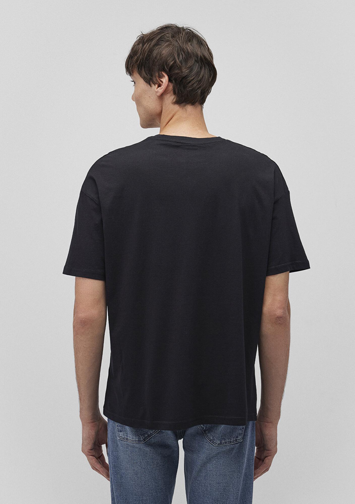 Mavi 2li Oversize Siyah Basic Tişört Oversize / Geniş Kesim 0612162-900