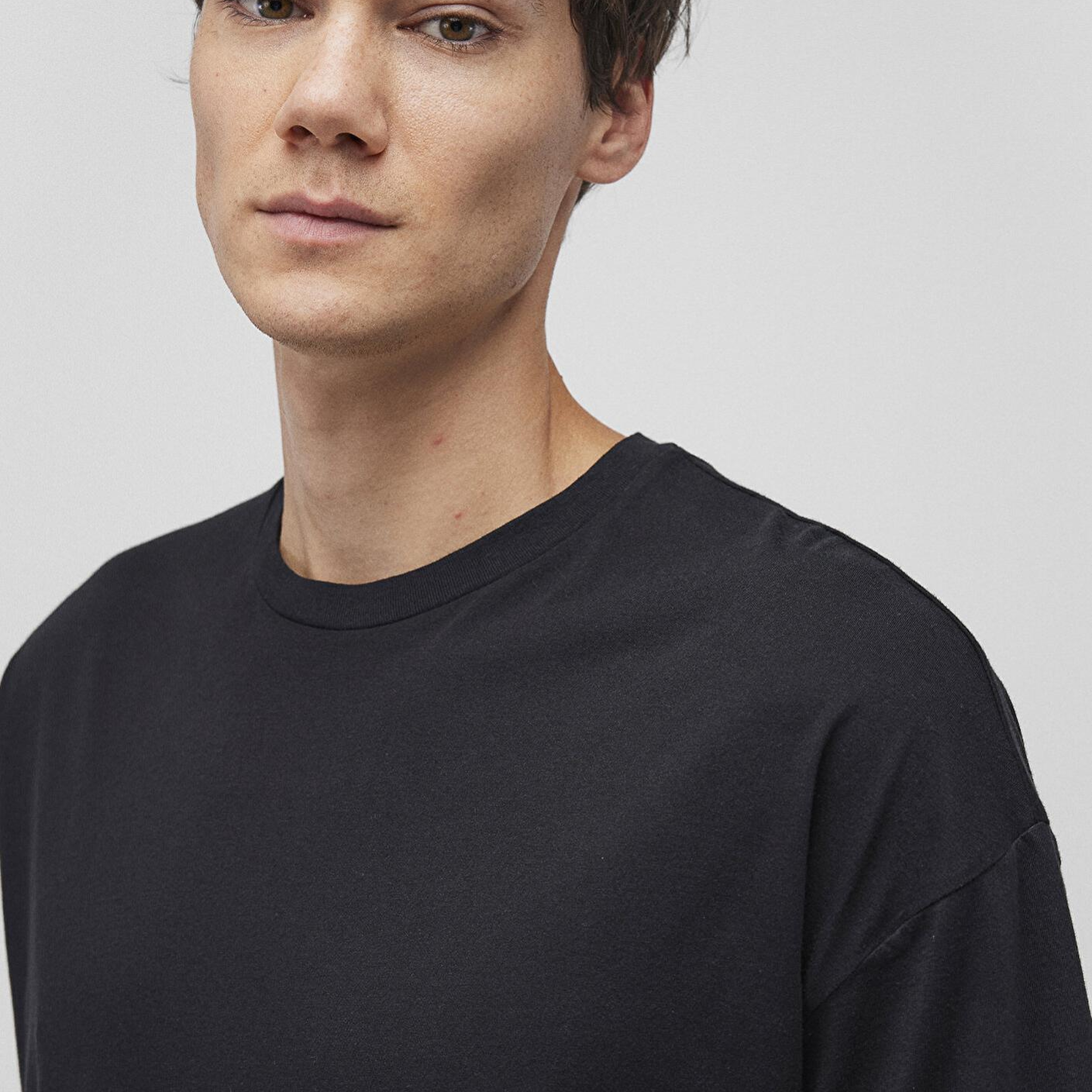 Mavi 2li Oversize Siyah Basic Tişört Oversize / Geniş Kesim 0612162-900