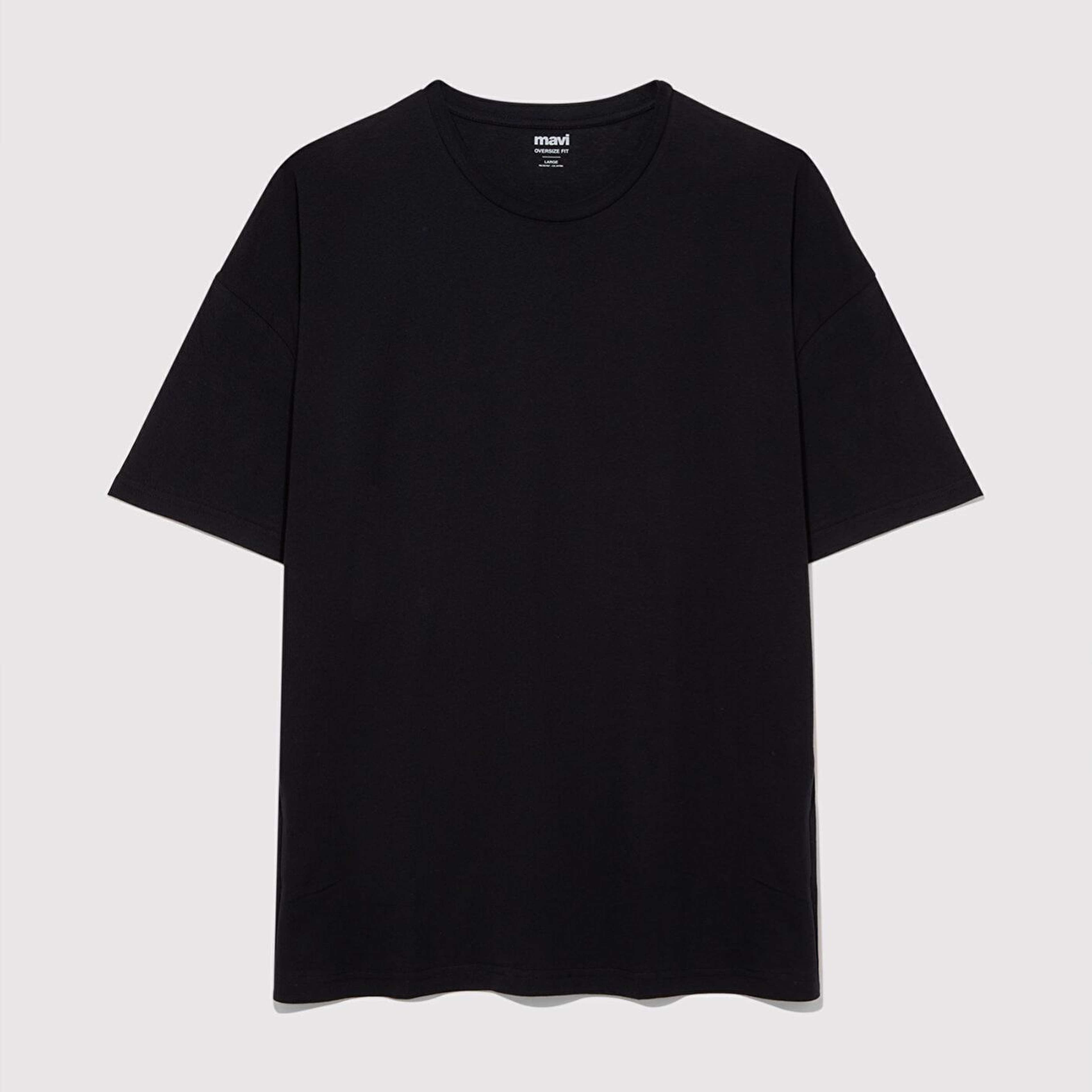 Mavi 2li Oversize Siyah Basic Tişört Oversize / Geniş Kesim 0612162-900